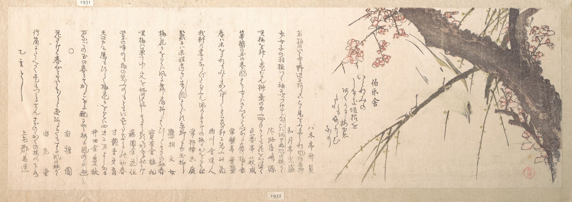 Plum Blossom by Kubo Shunman