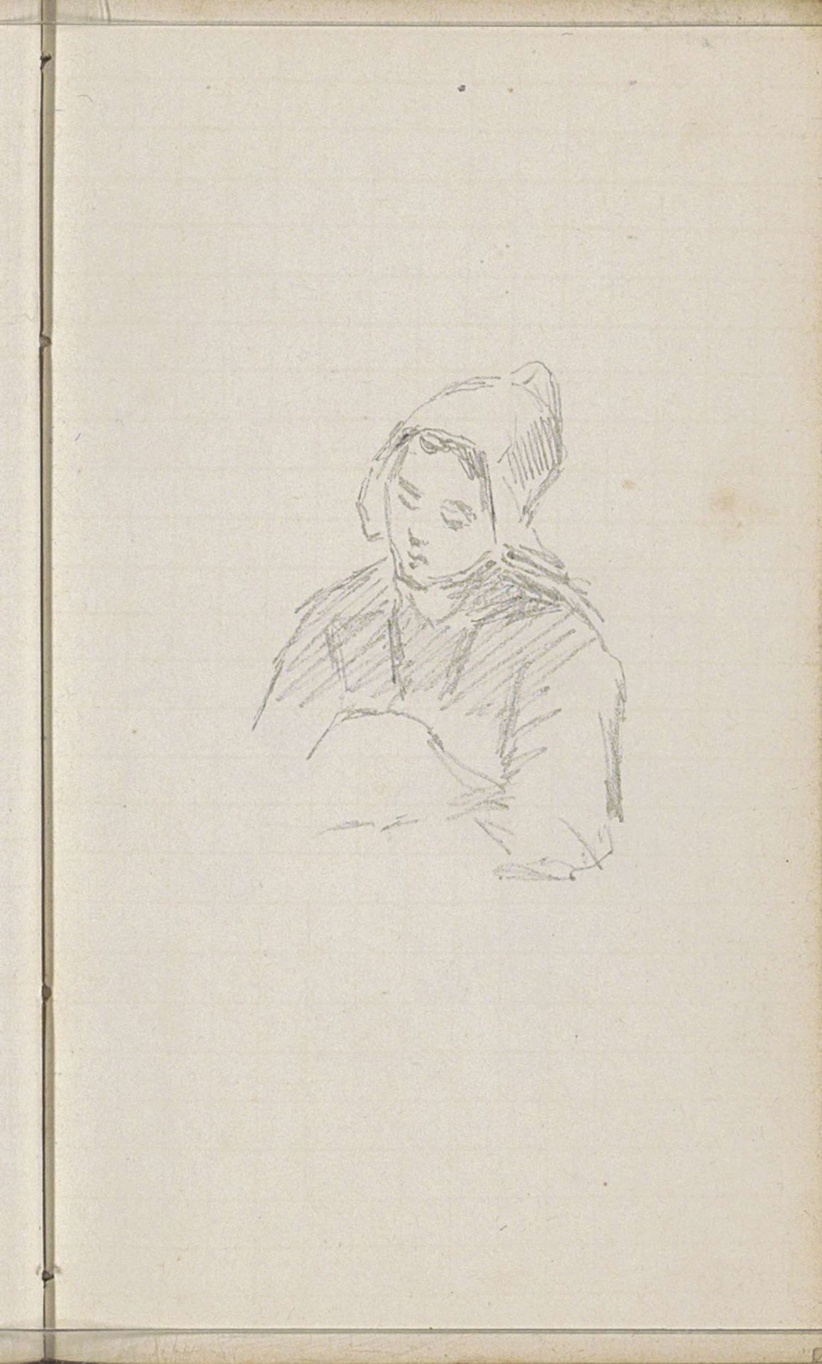Meisje met een kap by Jan Willem van Borselen