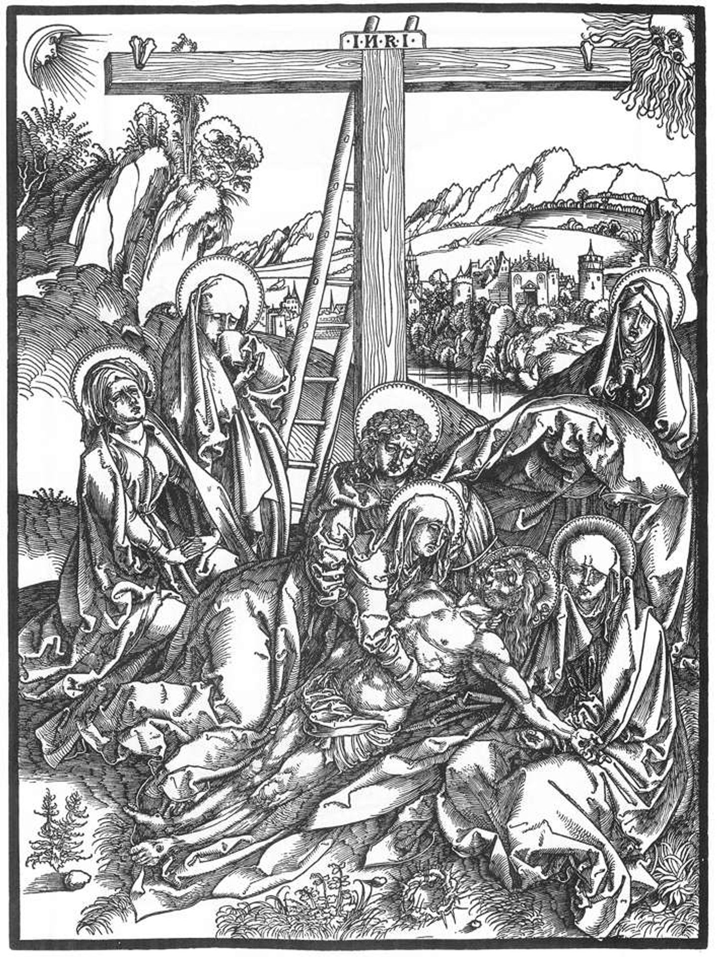Lamentation for the Dead Christ by Albrecht Durer