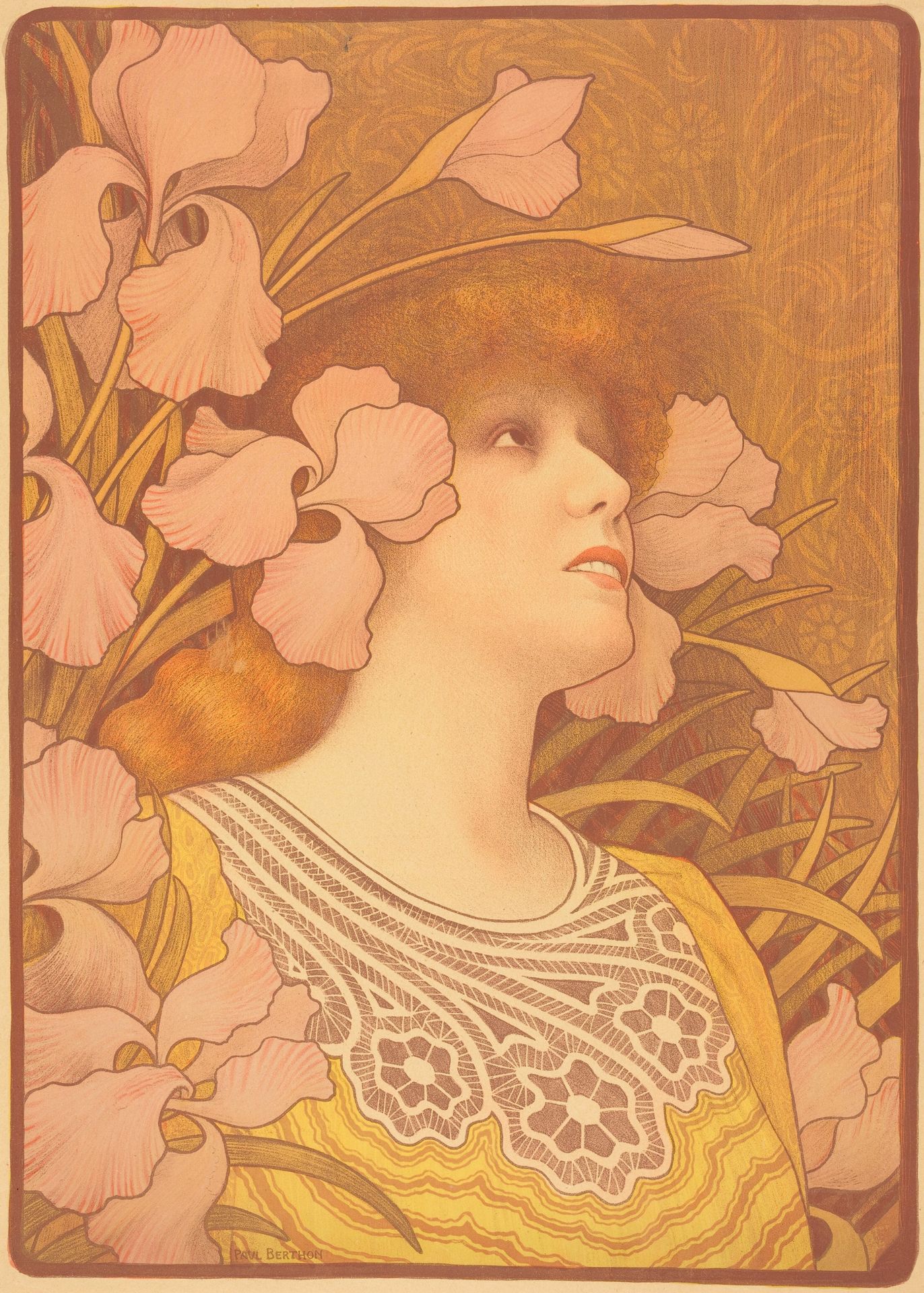 Sarah Bernhardt as Melisande by Paul Berthon