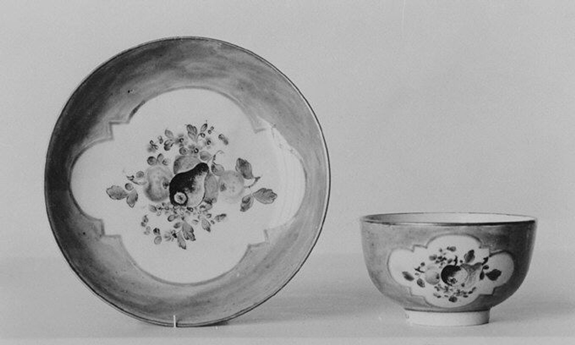 Cup and saucer by Le Nove Porcelain Manufactory
