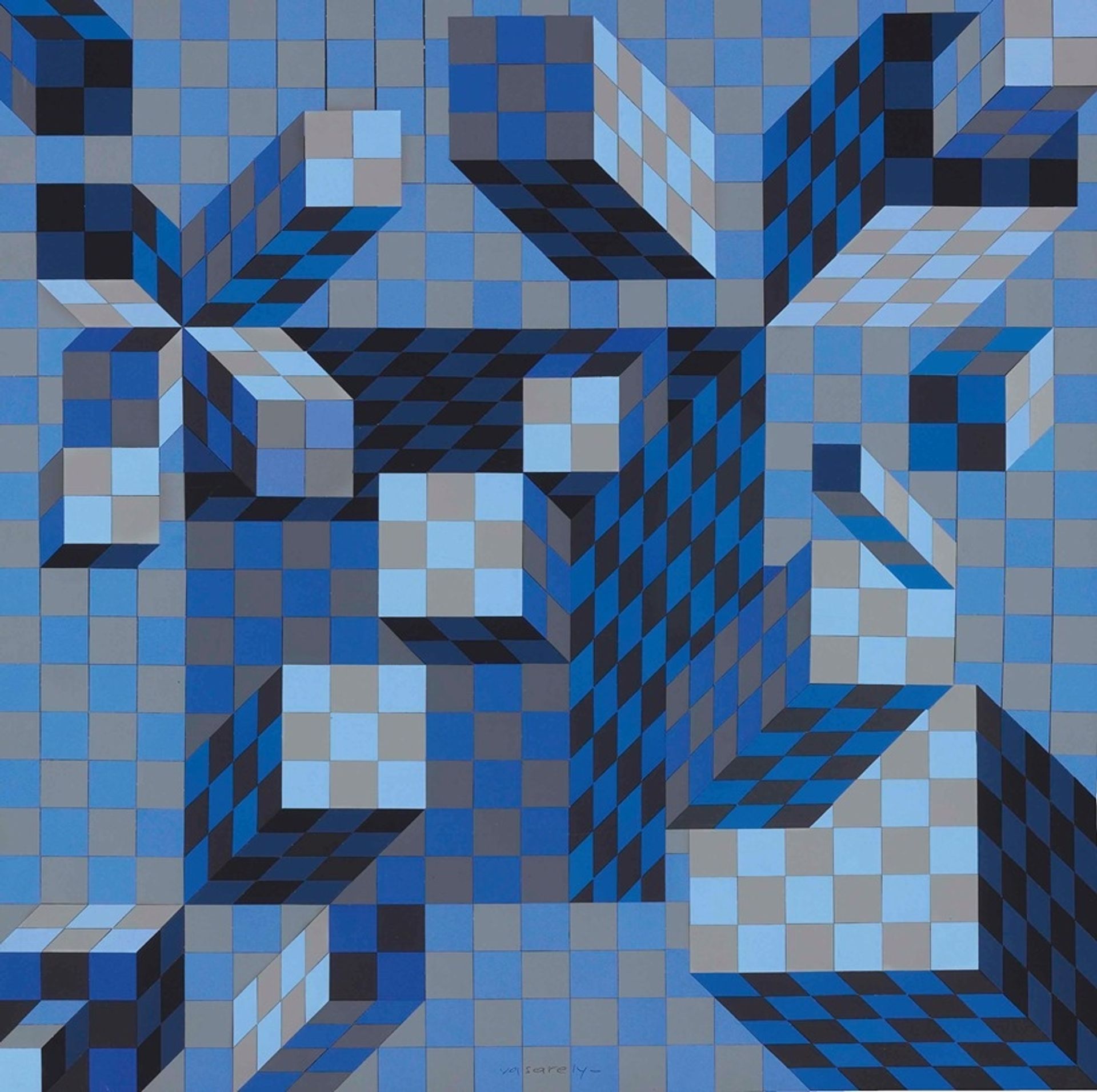 Ouivar II by Victor Vasarely