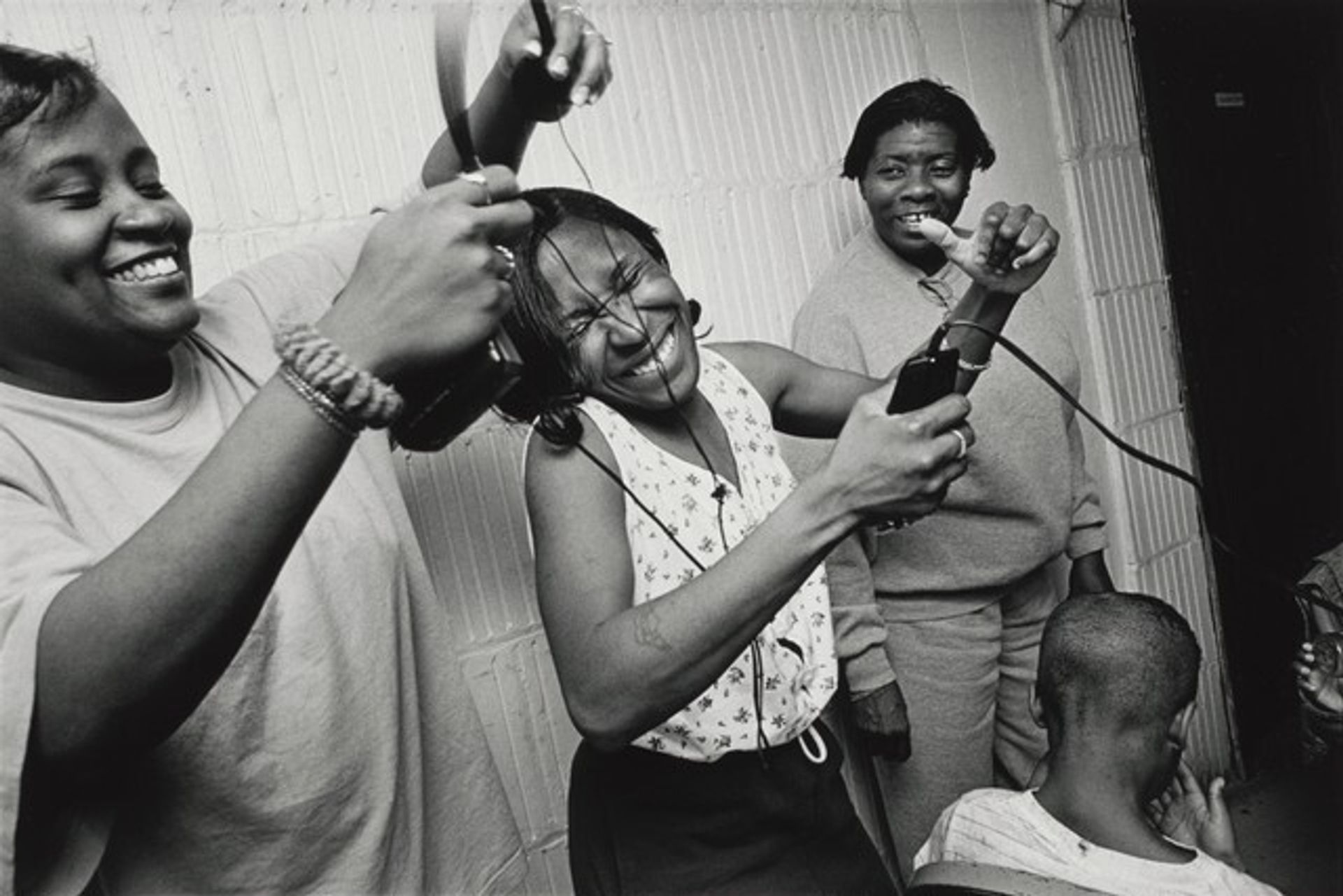 All the other mothers loved Margie, who gave kids free professional haircuts every night. Hopefully, with luck and hard work, her positive attitude will take her far up and away from homelessness. Olive Branch Mission, Chicago. by Donna Ferrato
