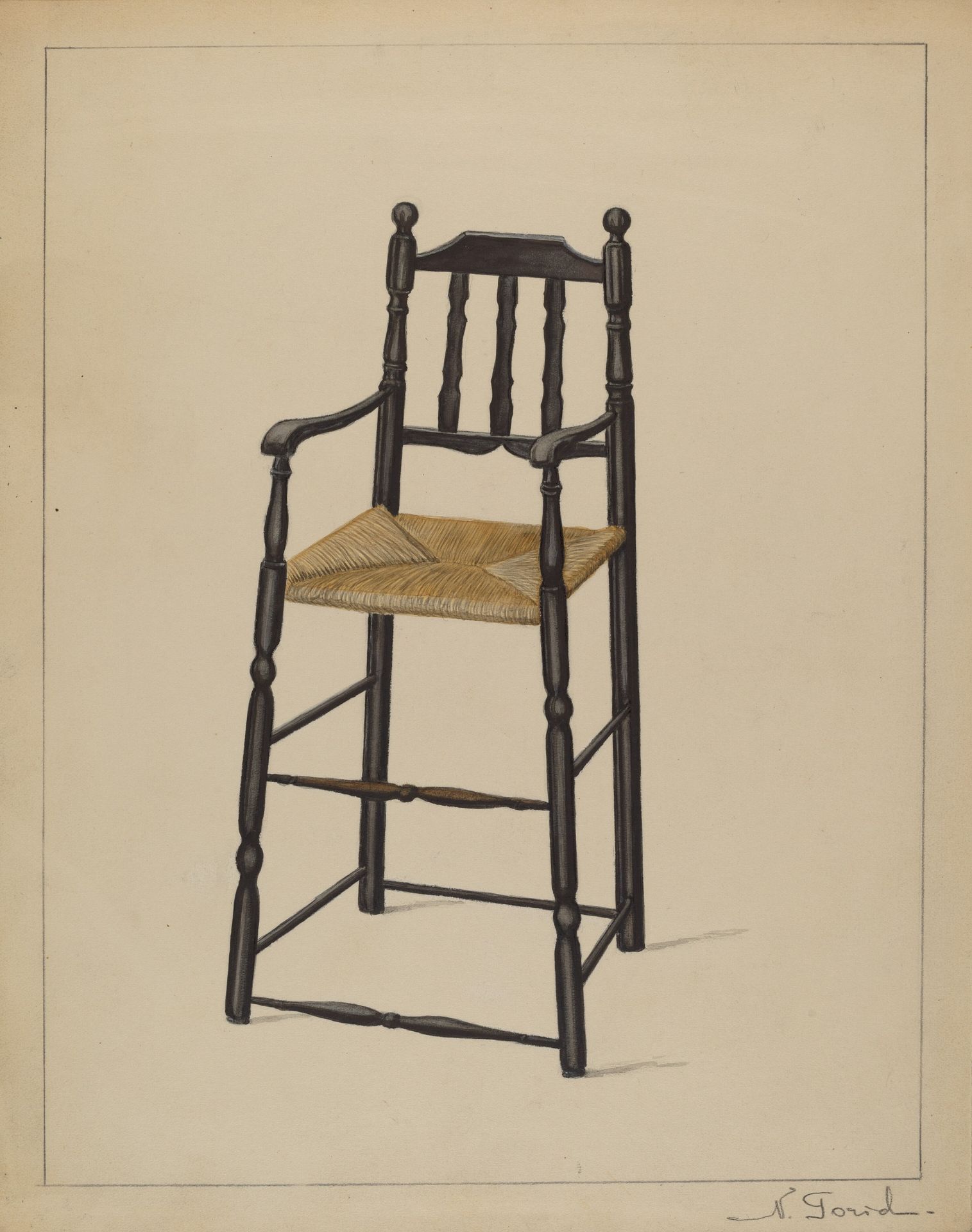 High Chair by Nicholas Gorid