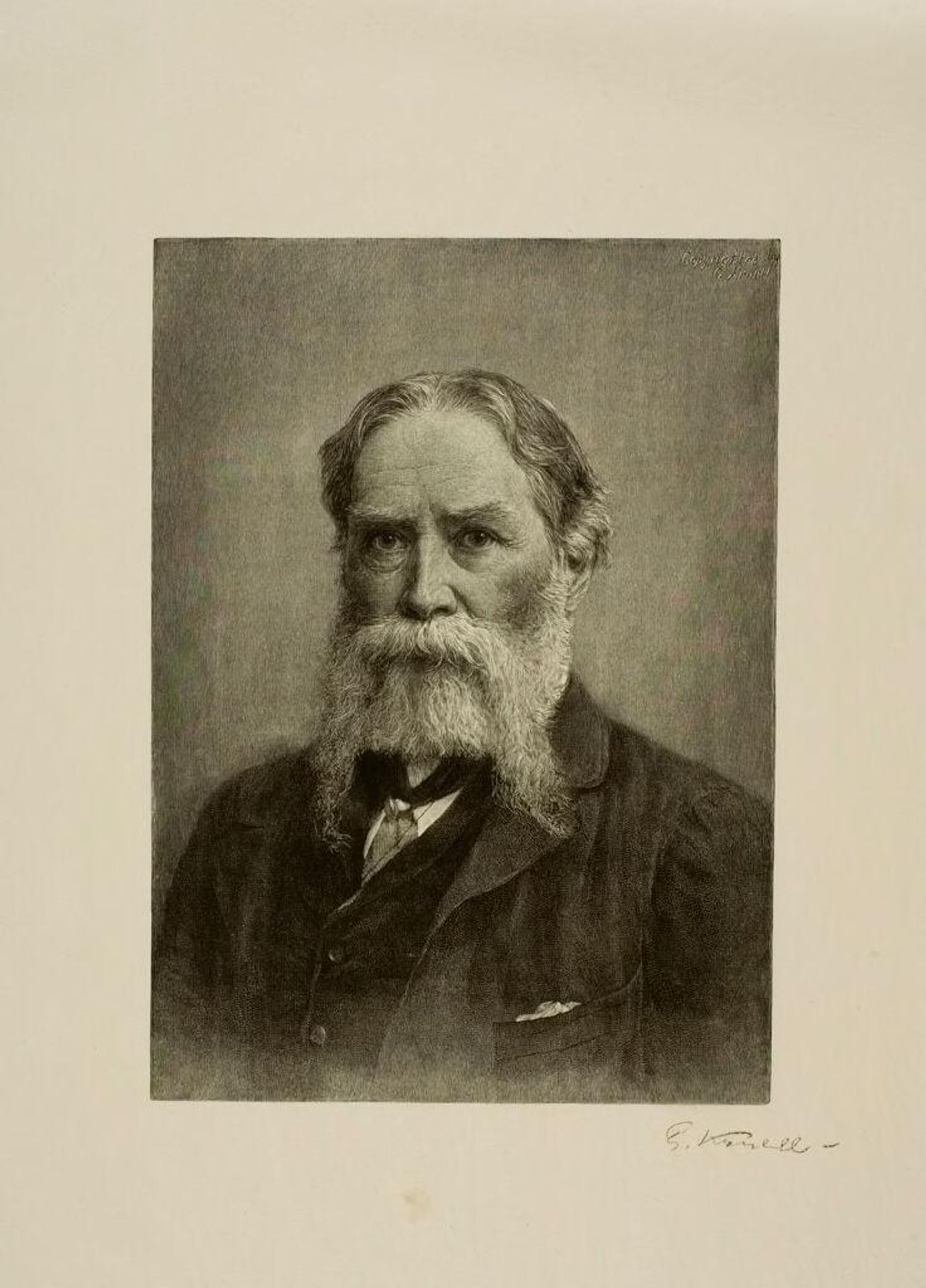 James Russell Lowell by Gustav Kruell