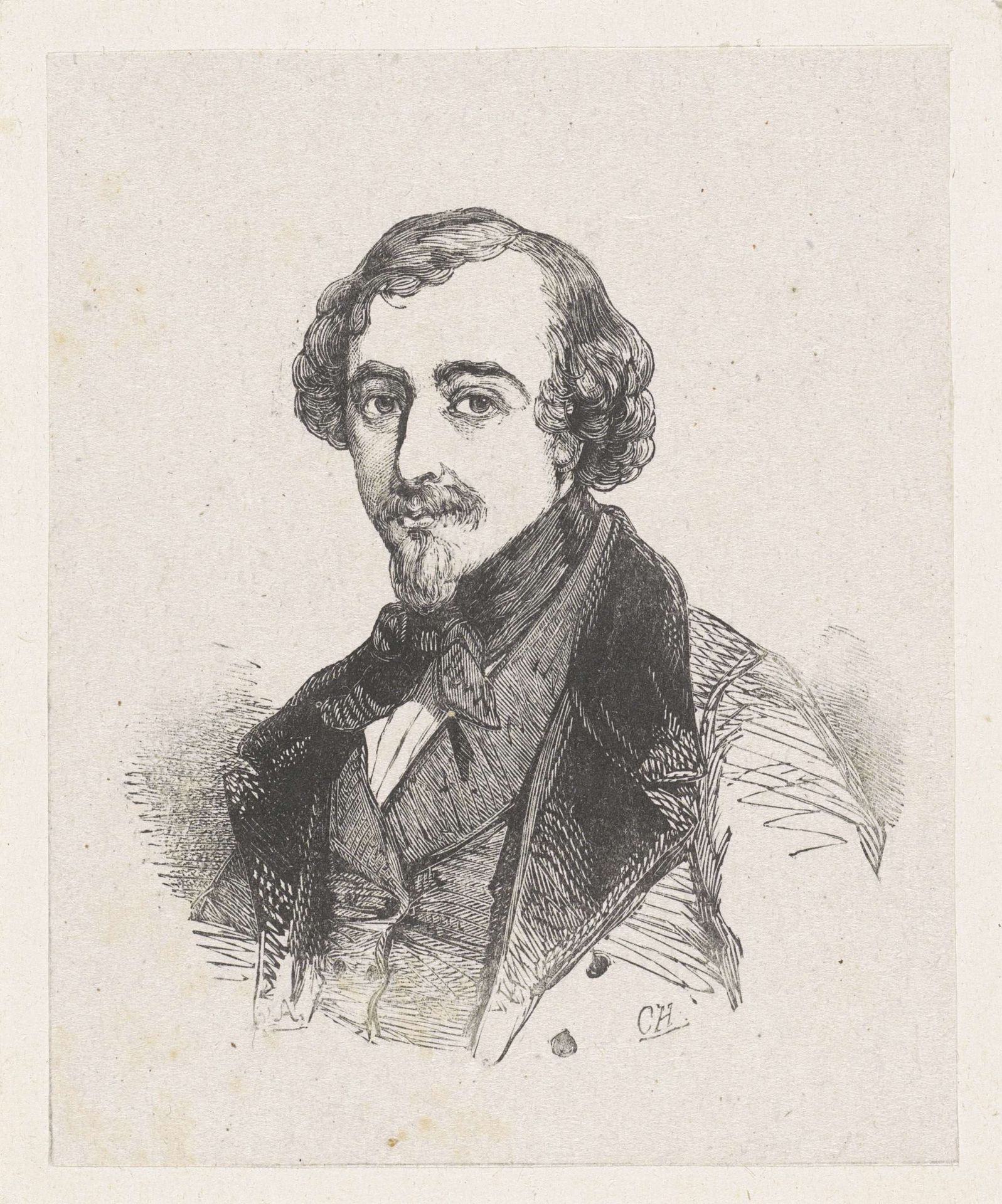 Portret van Christiaan Immerzeel by Coenraad Hamburger