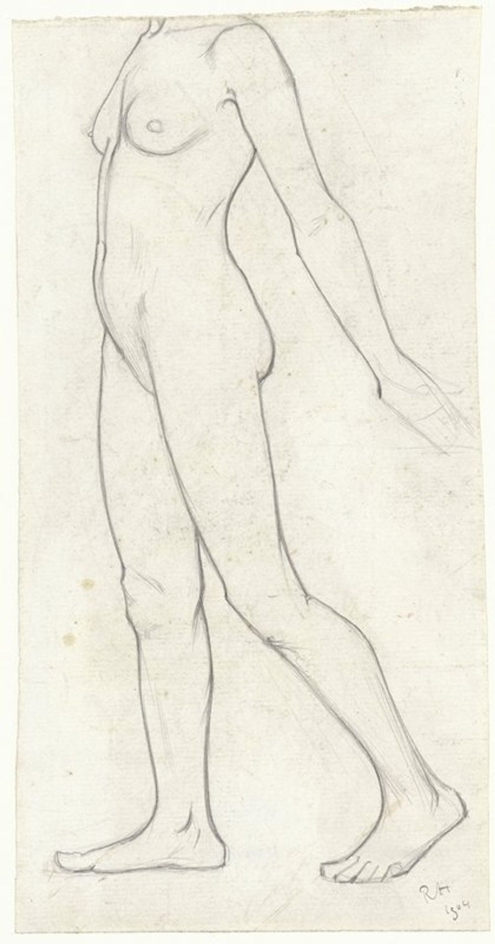 Gaand vrouwelijk naakt by Richard Nicolaüs Roland Holst