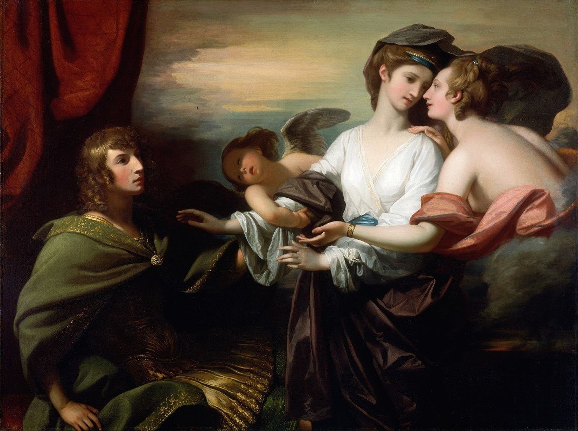 Helen Brought To Paris by Benjamin West