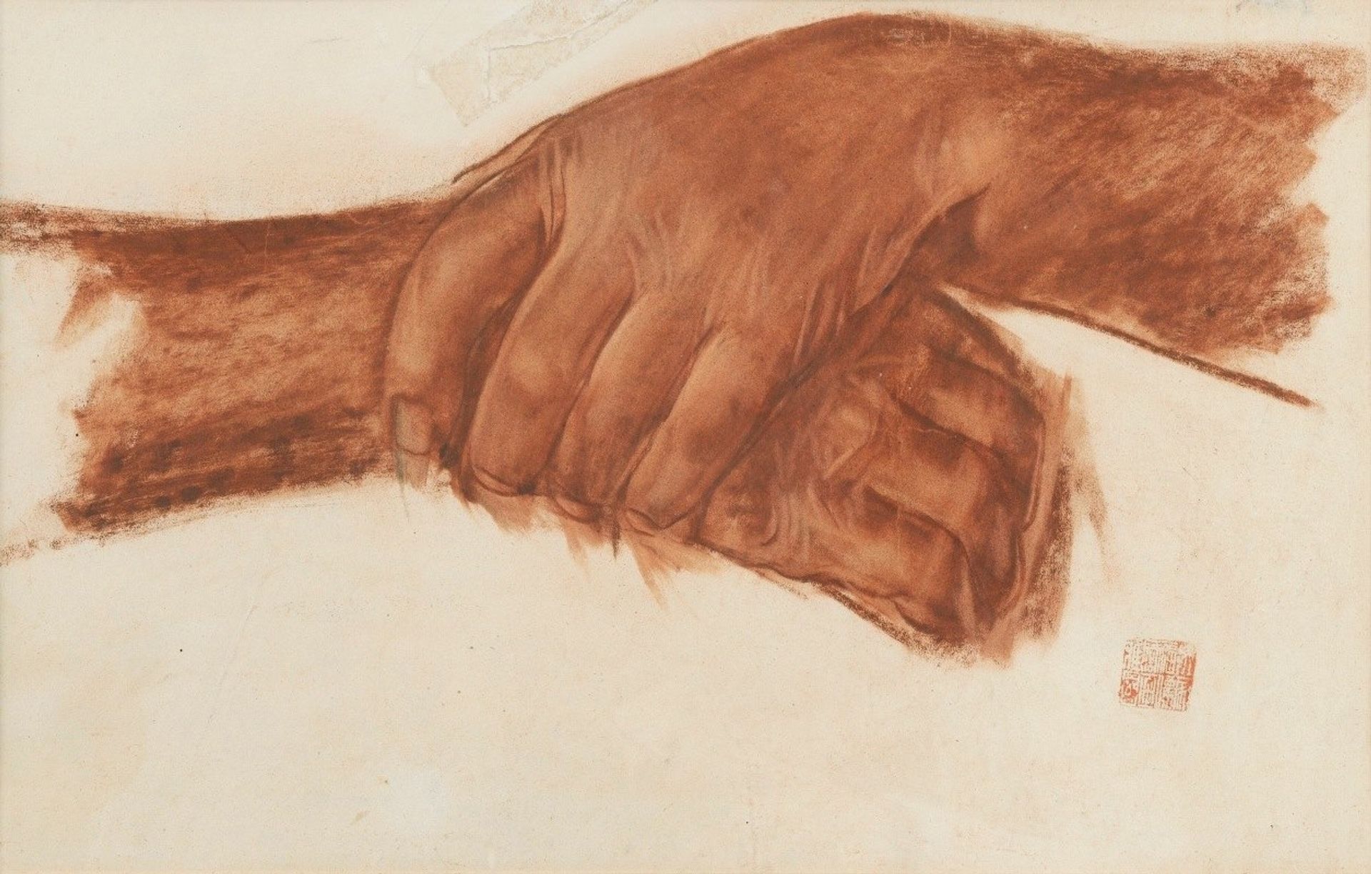 Study of hands by Alexandre Jacovleff