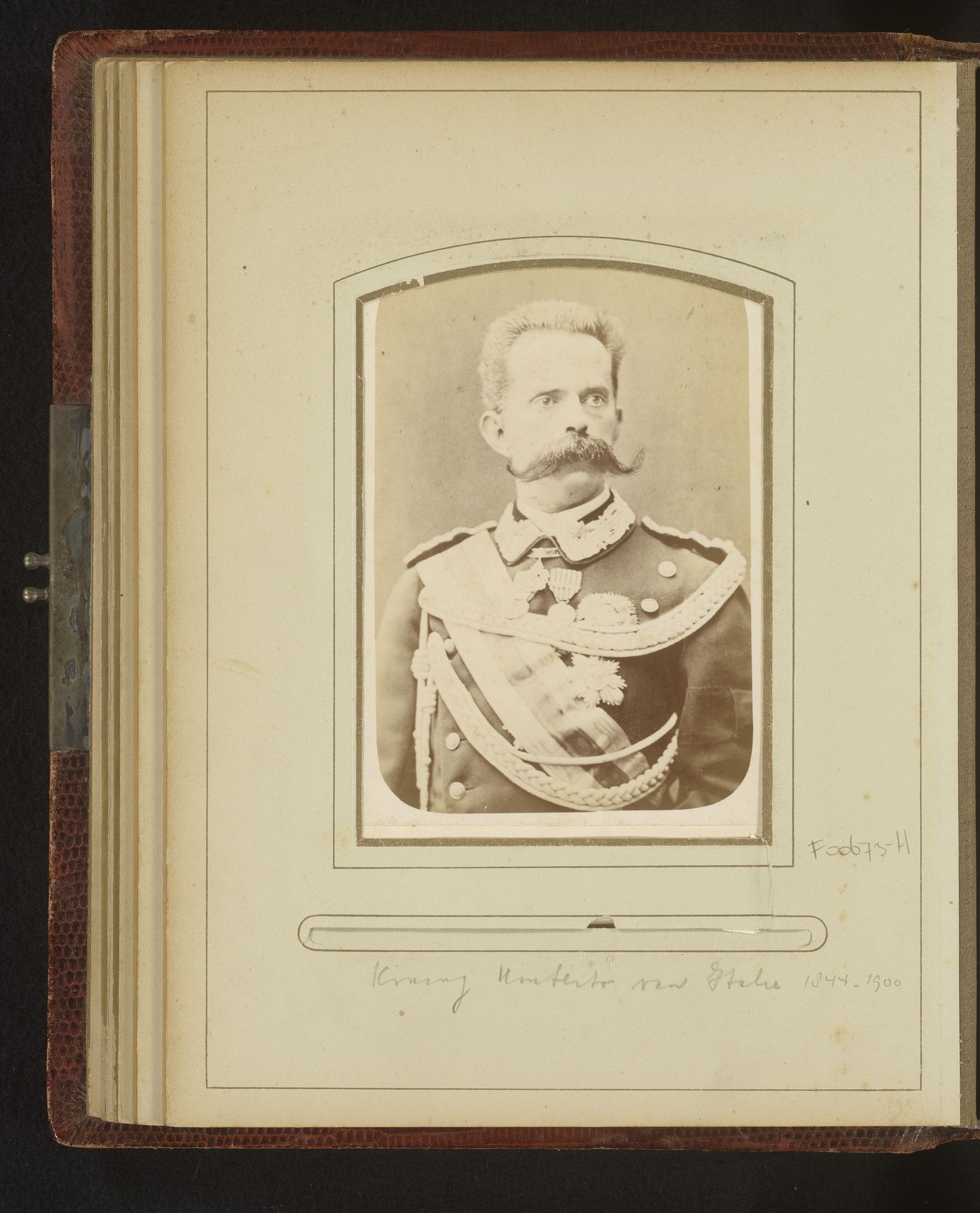 Portret van Koning Umberto van Italië by Luigi Montabone