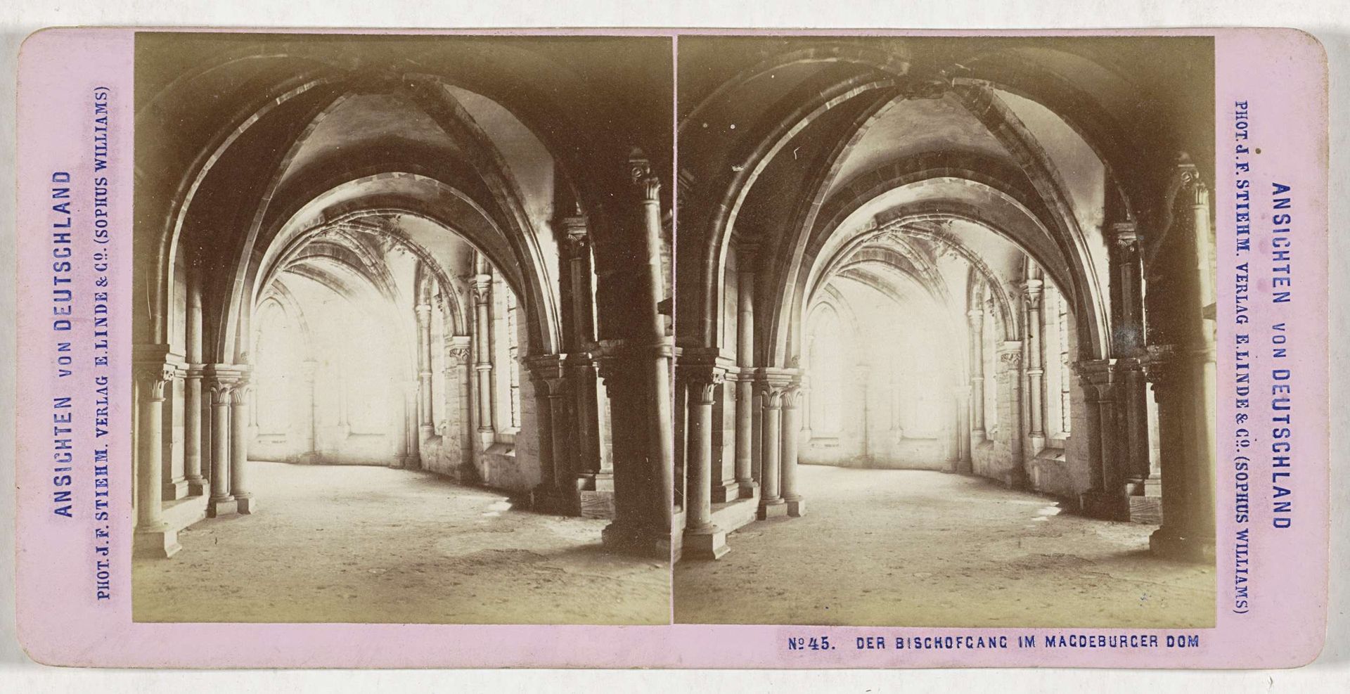 Kruisgang in de Dom van Maagdenburg by Johann Friedrich Stiehm