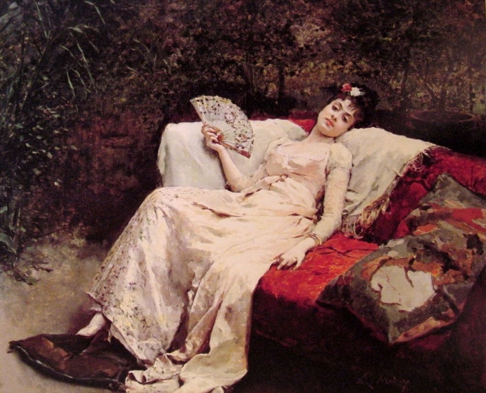 Reclining Lady by Raimundo de Madrazo