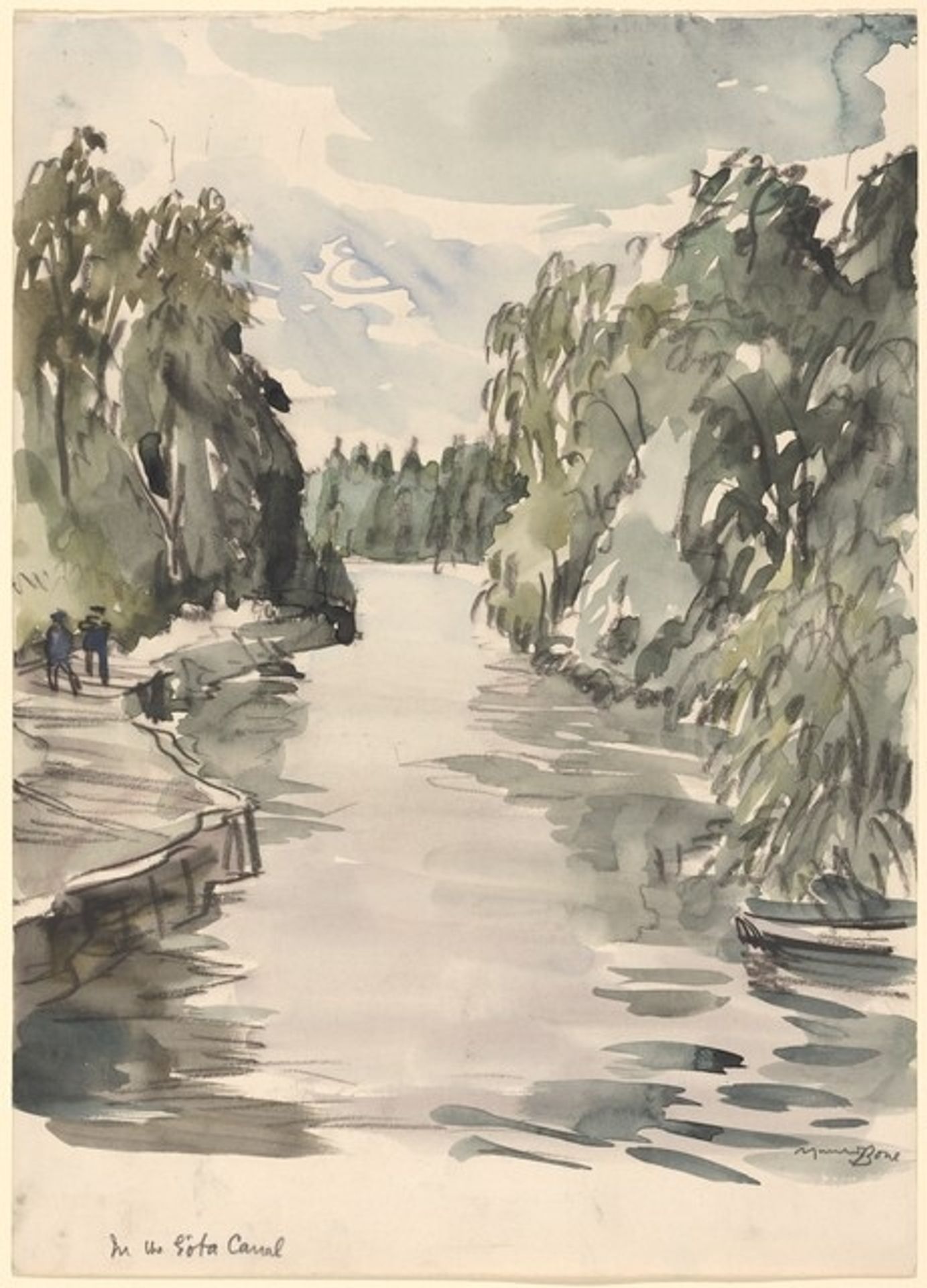In the Gota Canal by Muirhead Bone