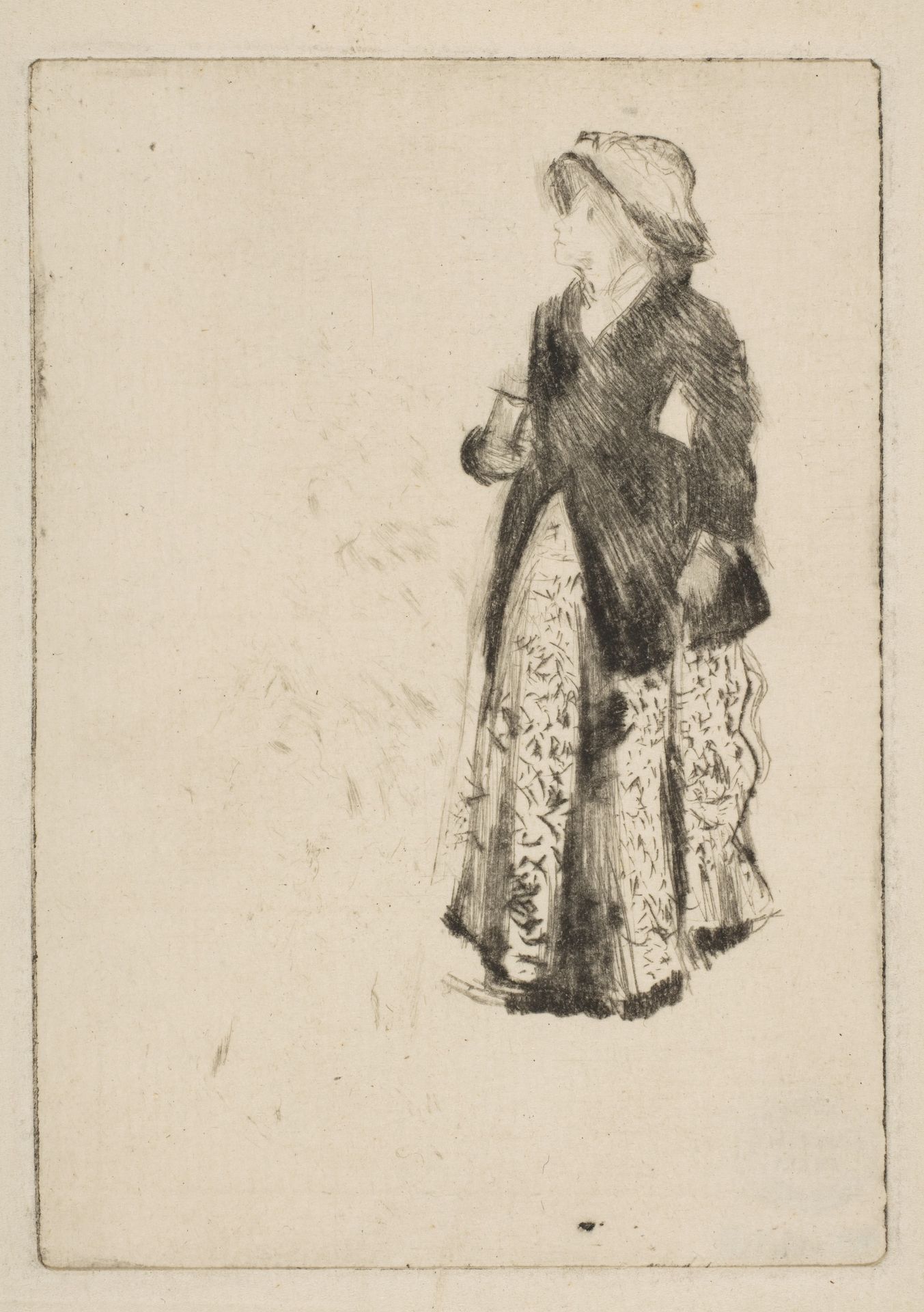 The Actress Ellen Andrée by Edgar Degas