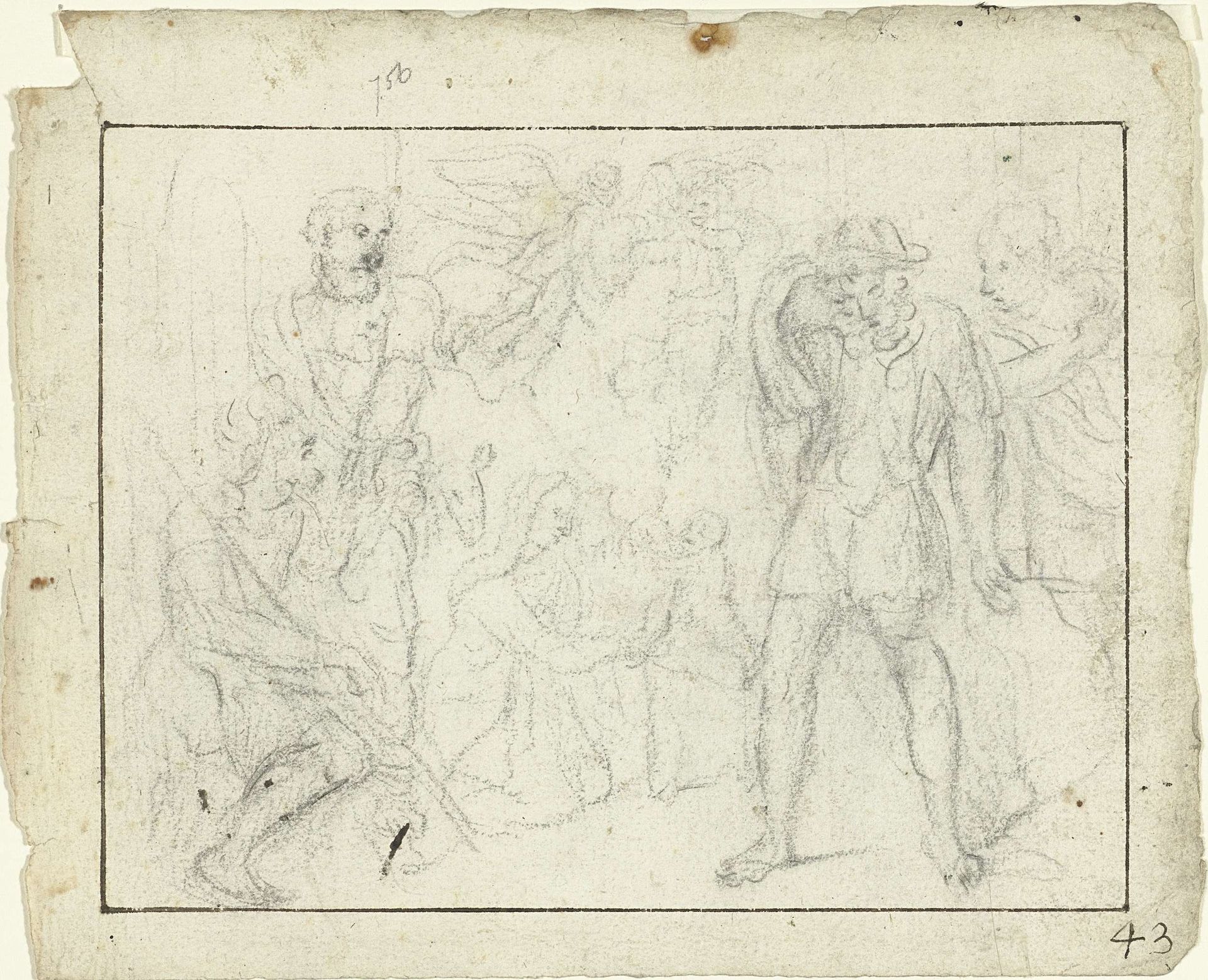 Verkondiging aan de herders by Moses ter Borch