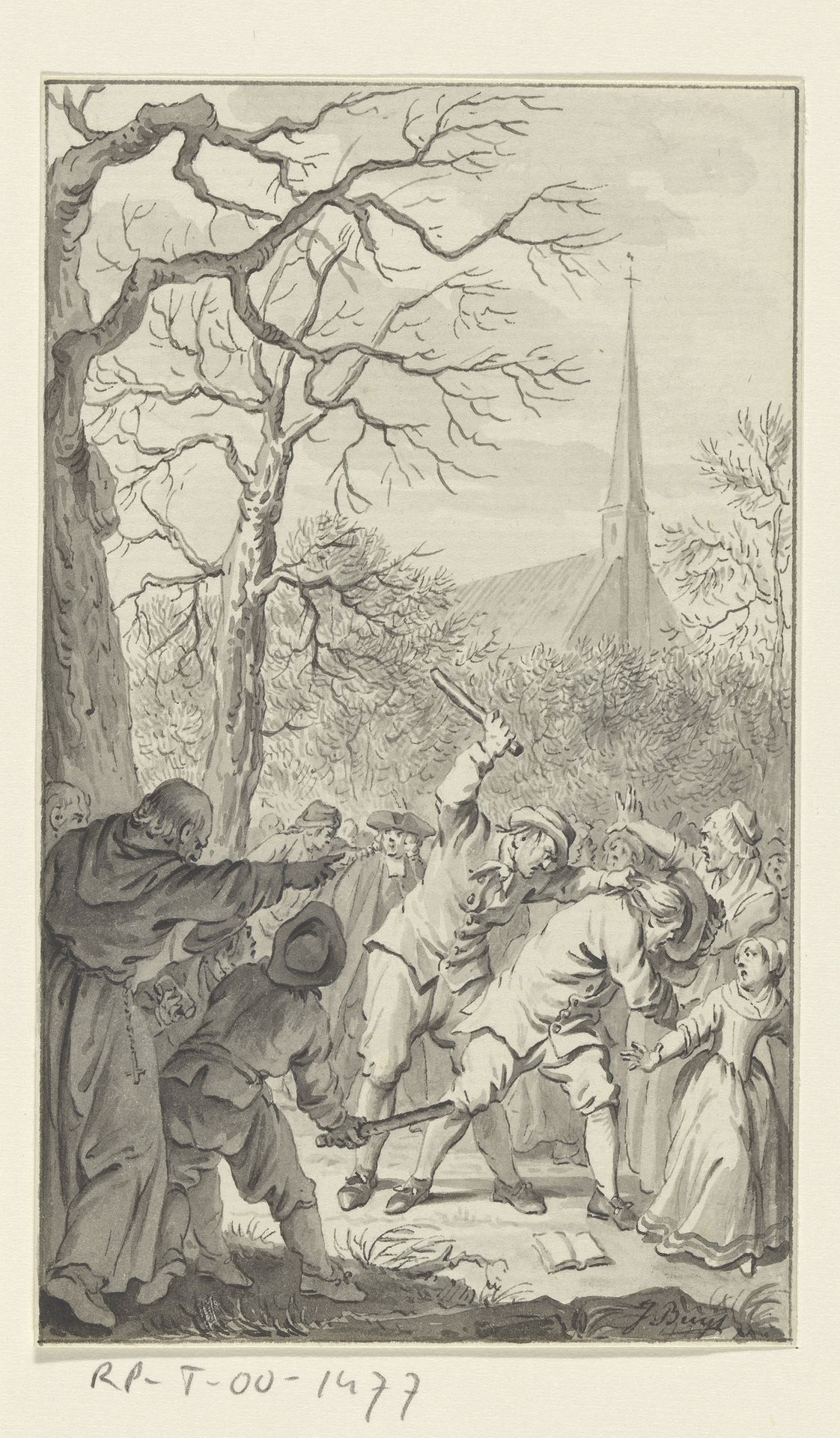 Mishandeling van gereformeerden te Vaals, januari 1764 by Jacobus Buys
