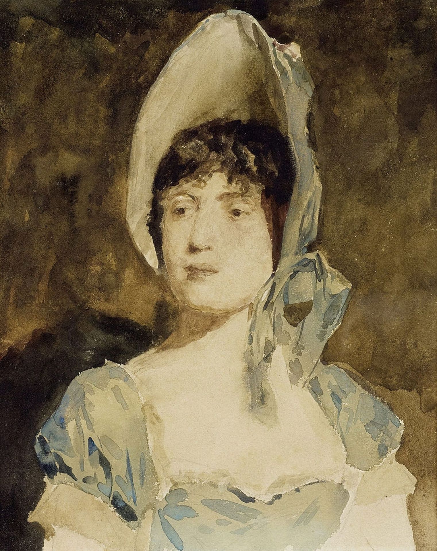 The Parisian woman by Albrecht Anker