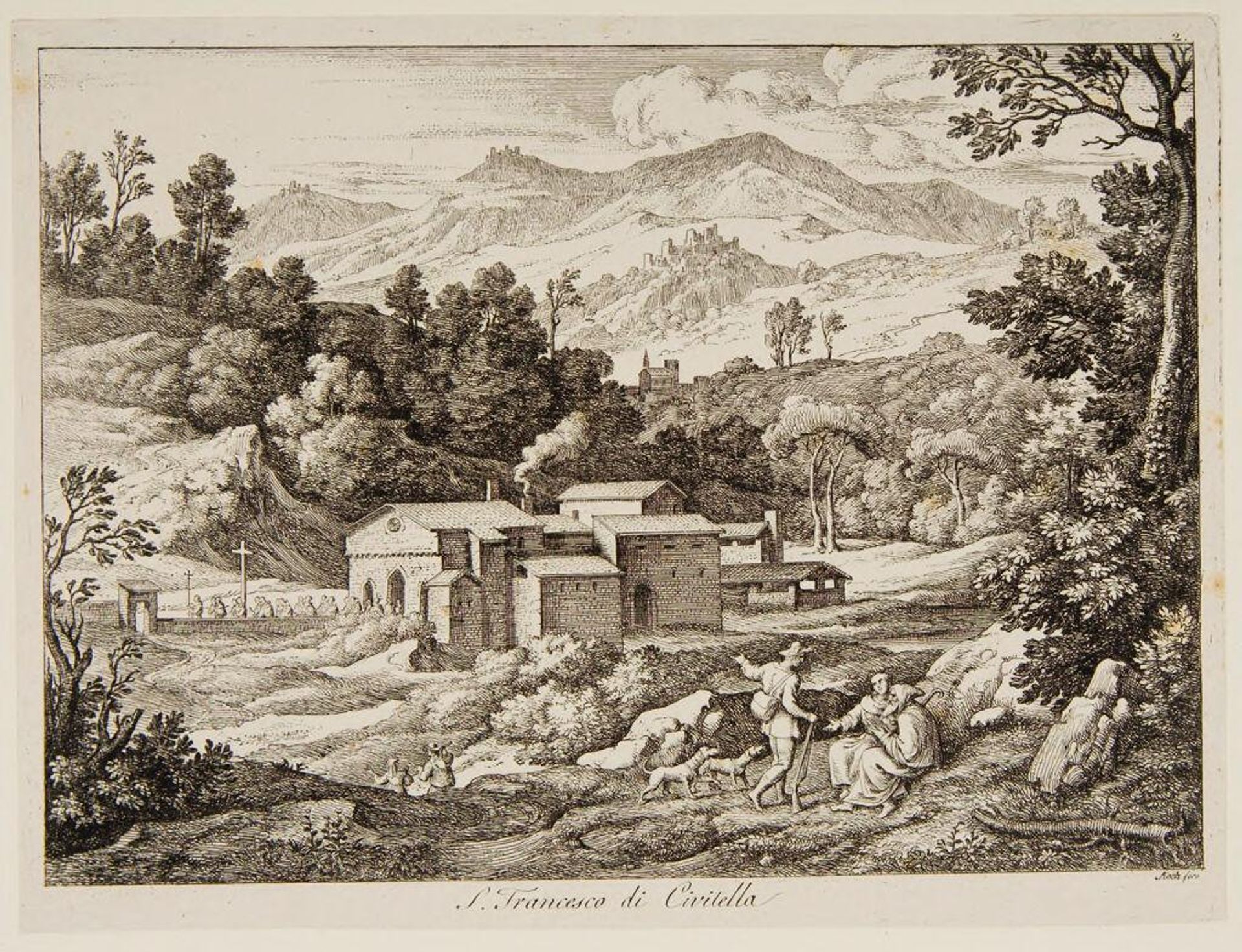 S. Francesco in Civitella by Joseph Anton Koch