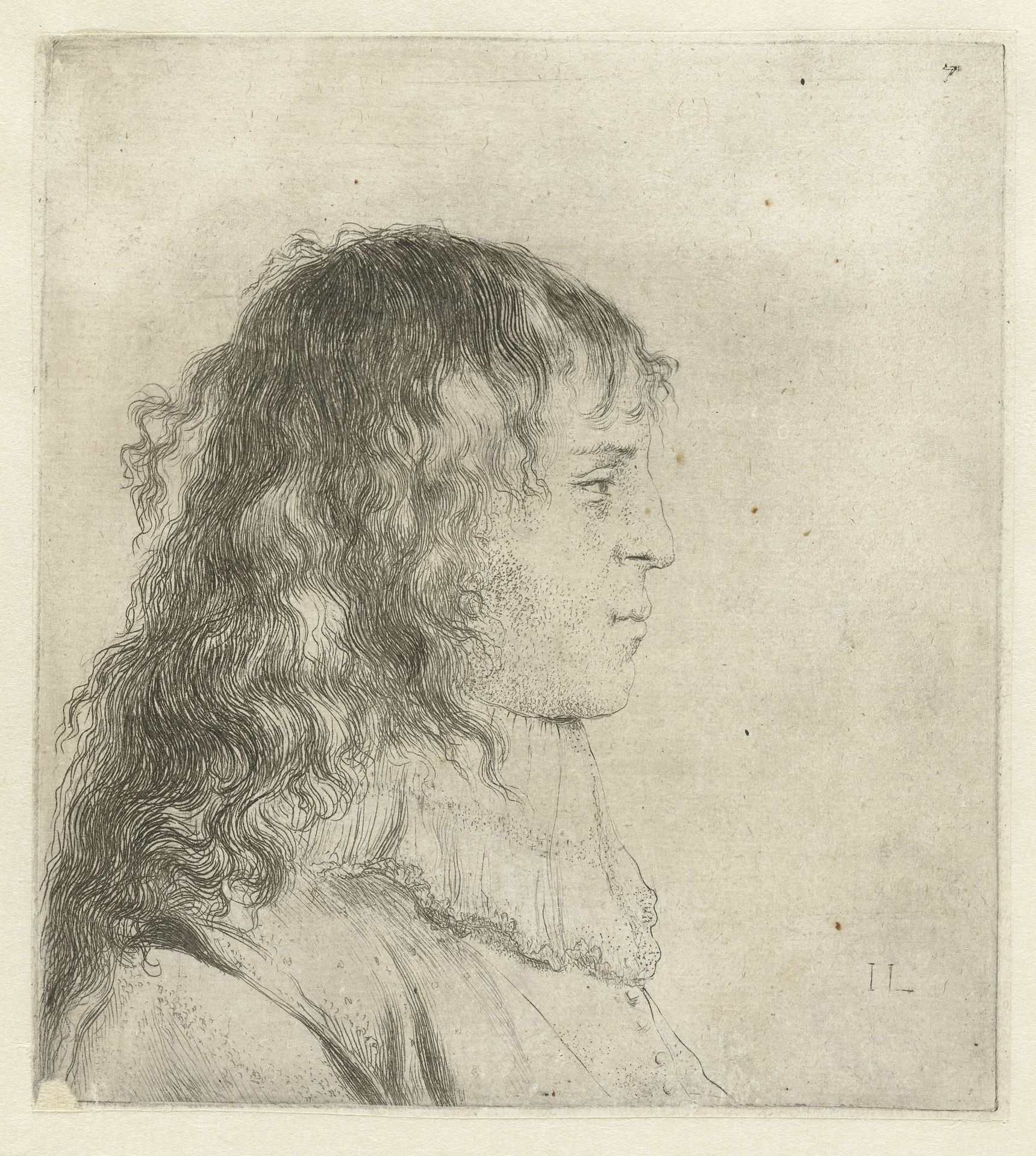 Borstbeeld van een jonge edelman by Jan Lievens