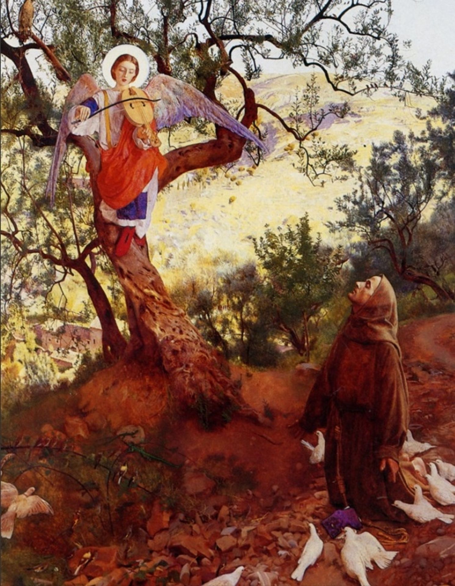 Saint Francis of Assisi by Frank Cadogan Cowper