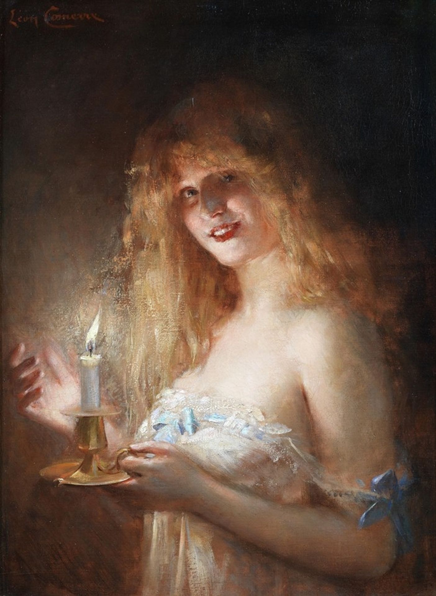 Off to bed by Léon François Comerre