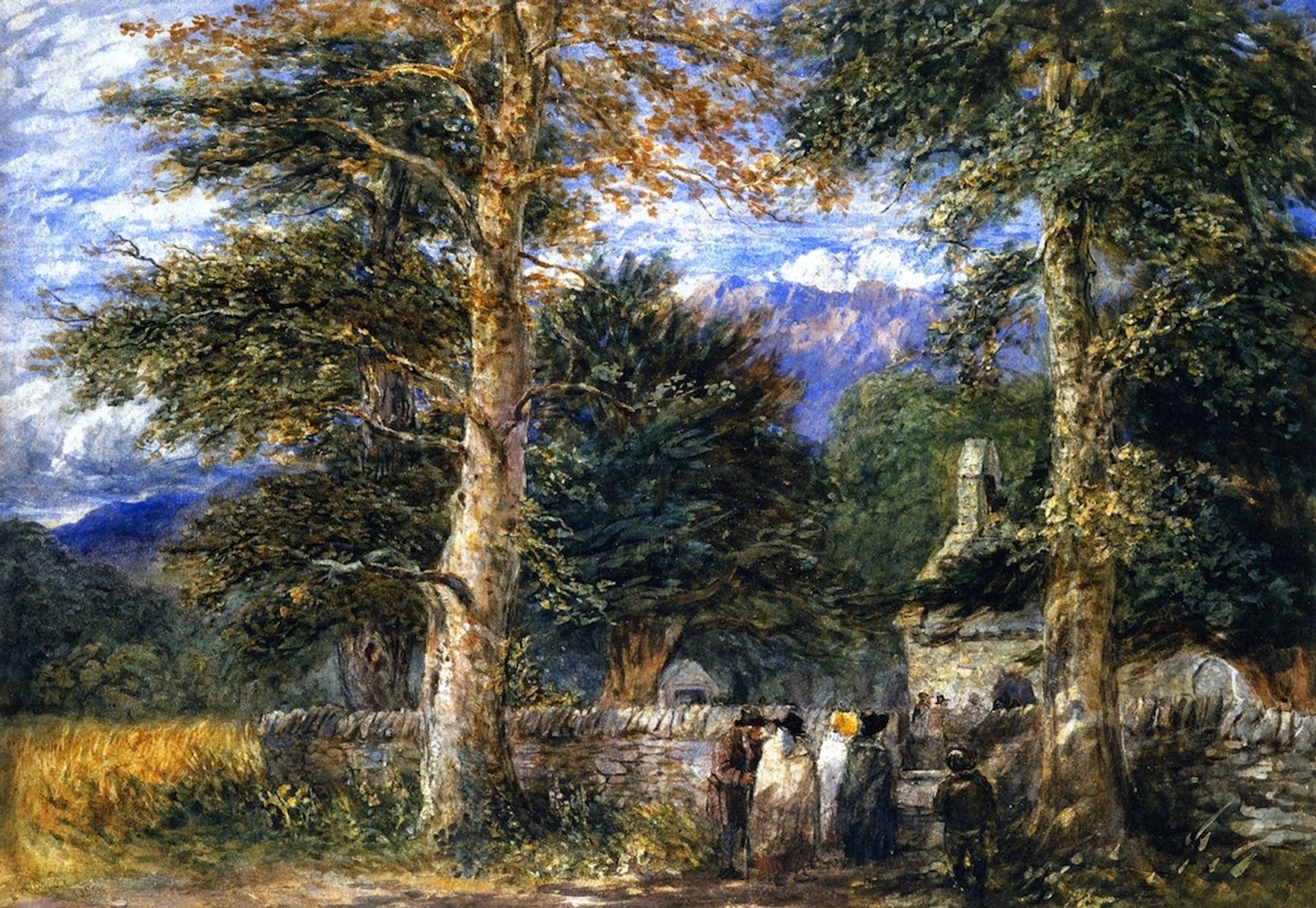 Bettws-y-Coed Church by David Cox