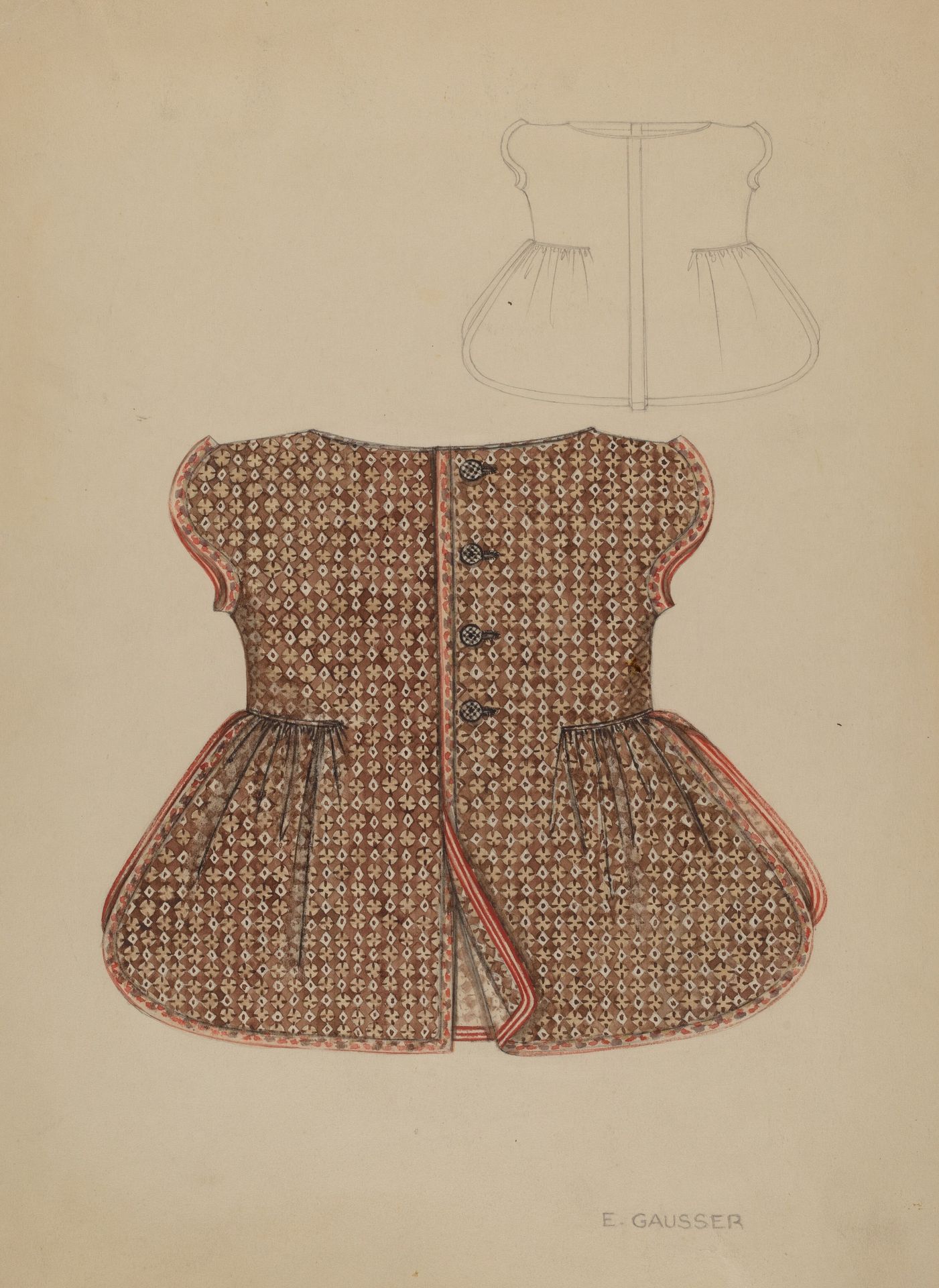 Girl's Pinafore by Eleanor Gausser