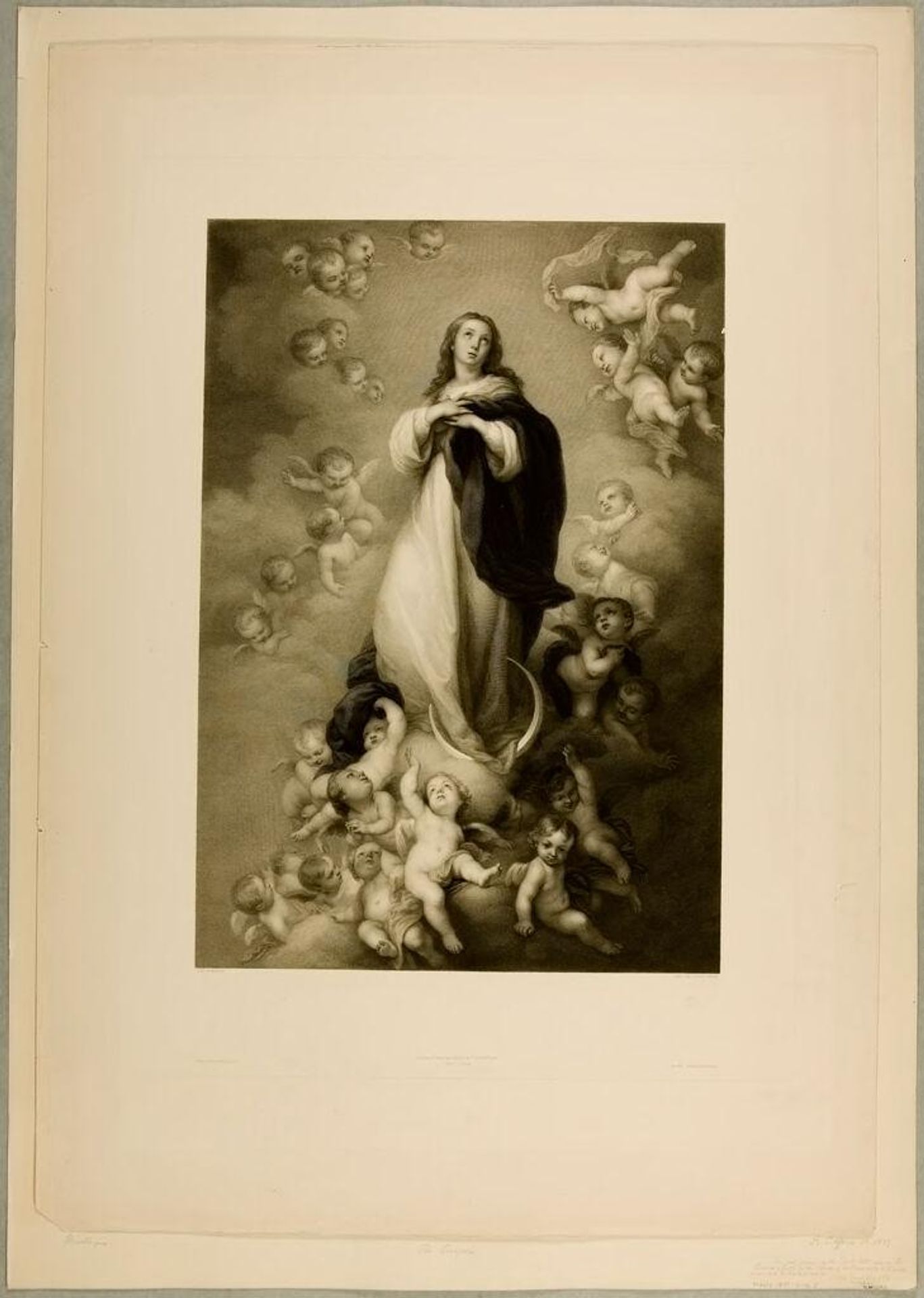 The Immaculate Conception by Achille DÃ©sirÃ© LefÃ©vre