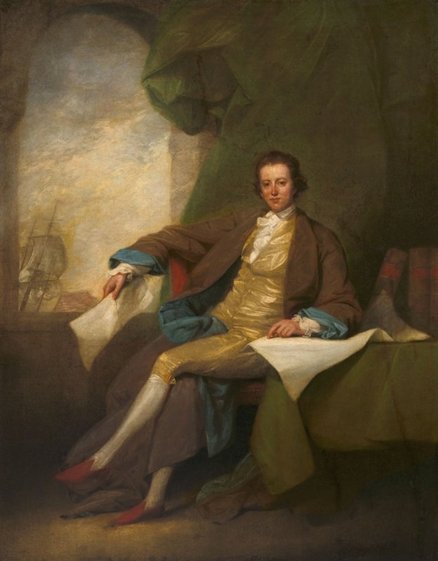 Samuel Blodget, Jr. by John Trumbull