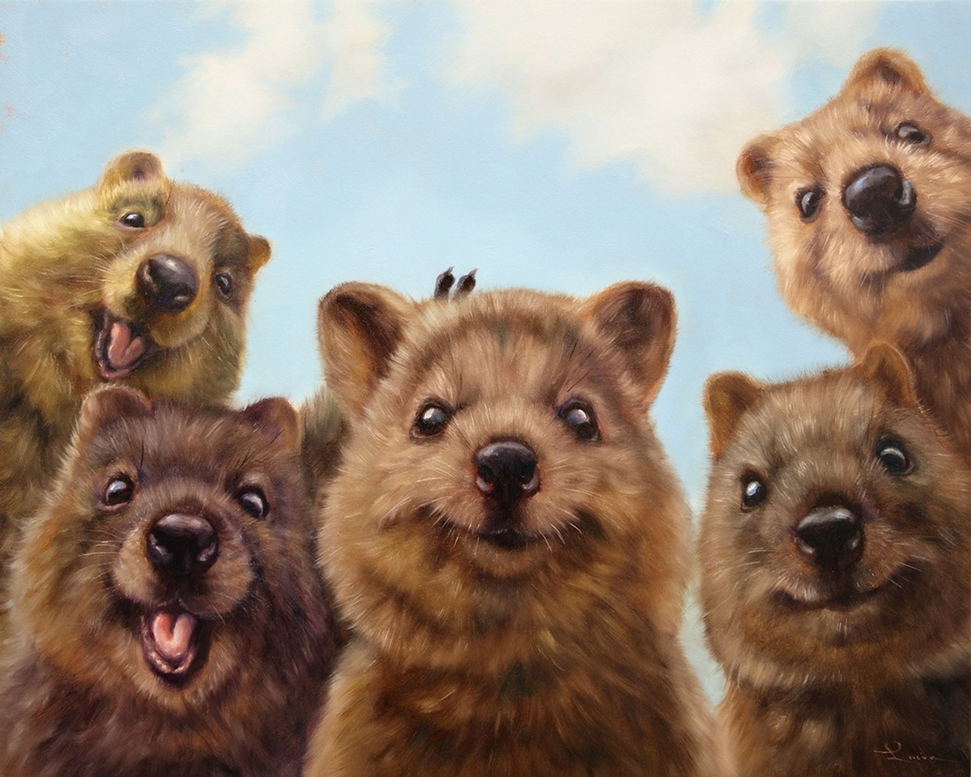 Selfie Down Under II by Lucia Heffernan