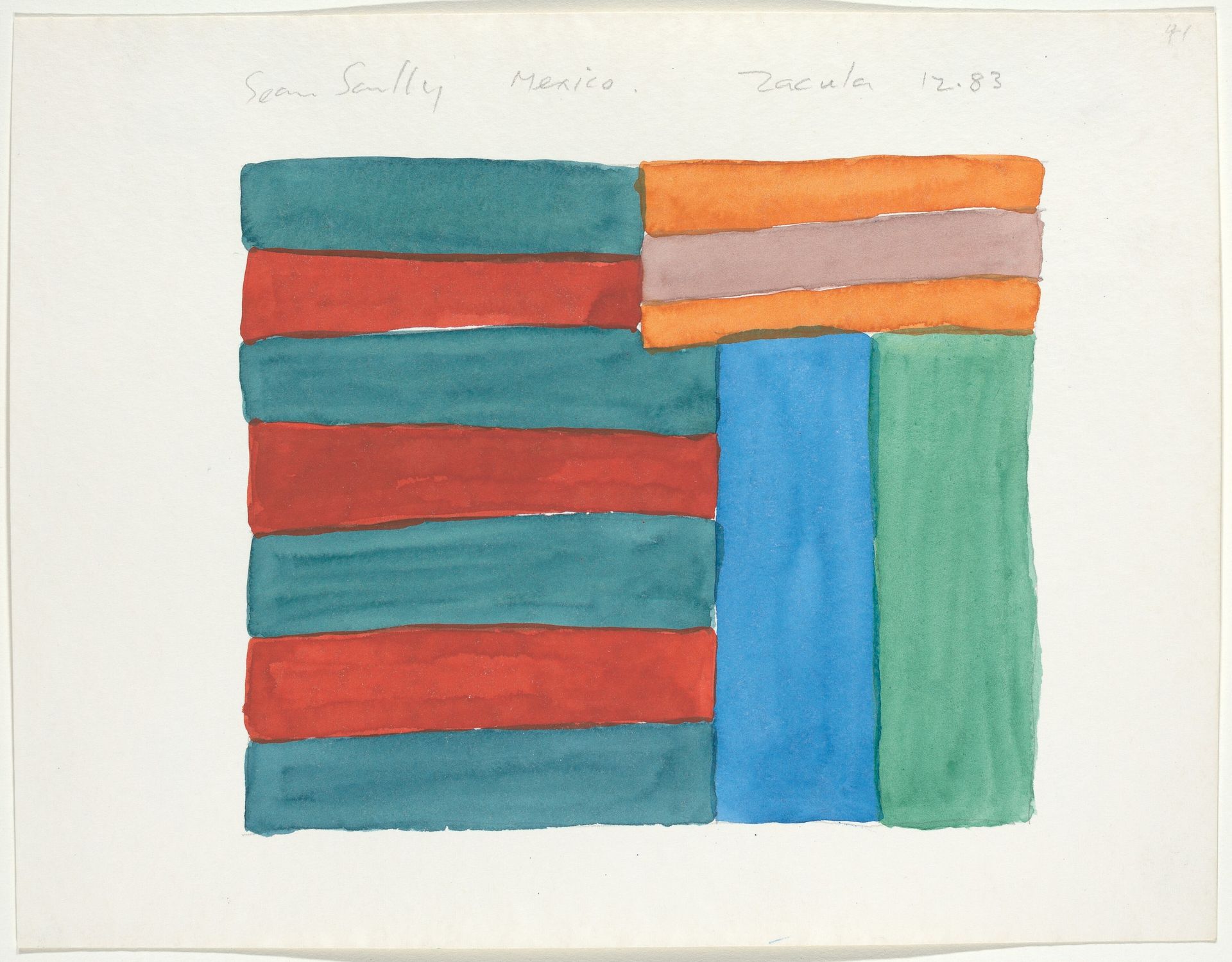 Mexico Zacula by Sean Scully