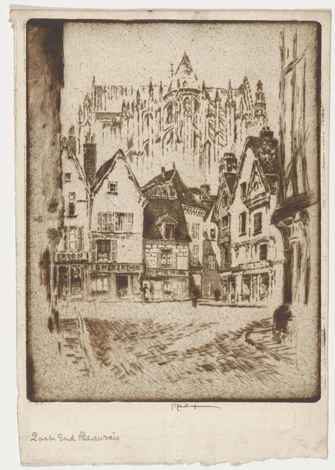 East End by Joseph Pennell