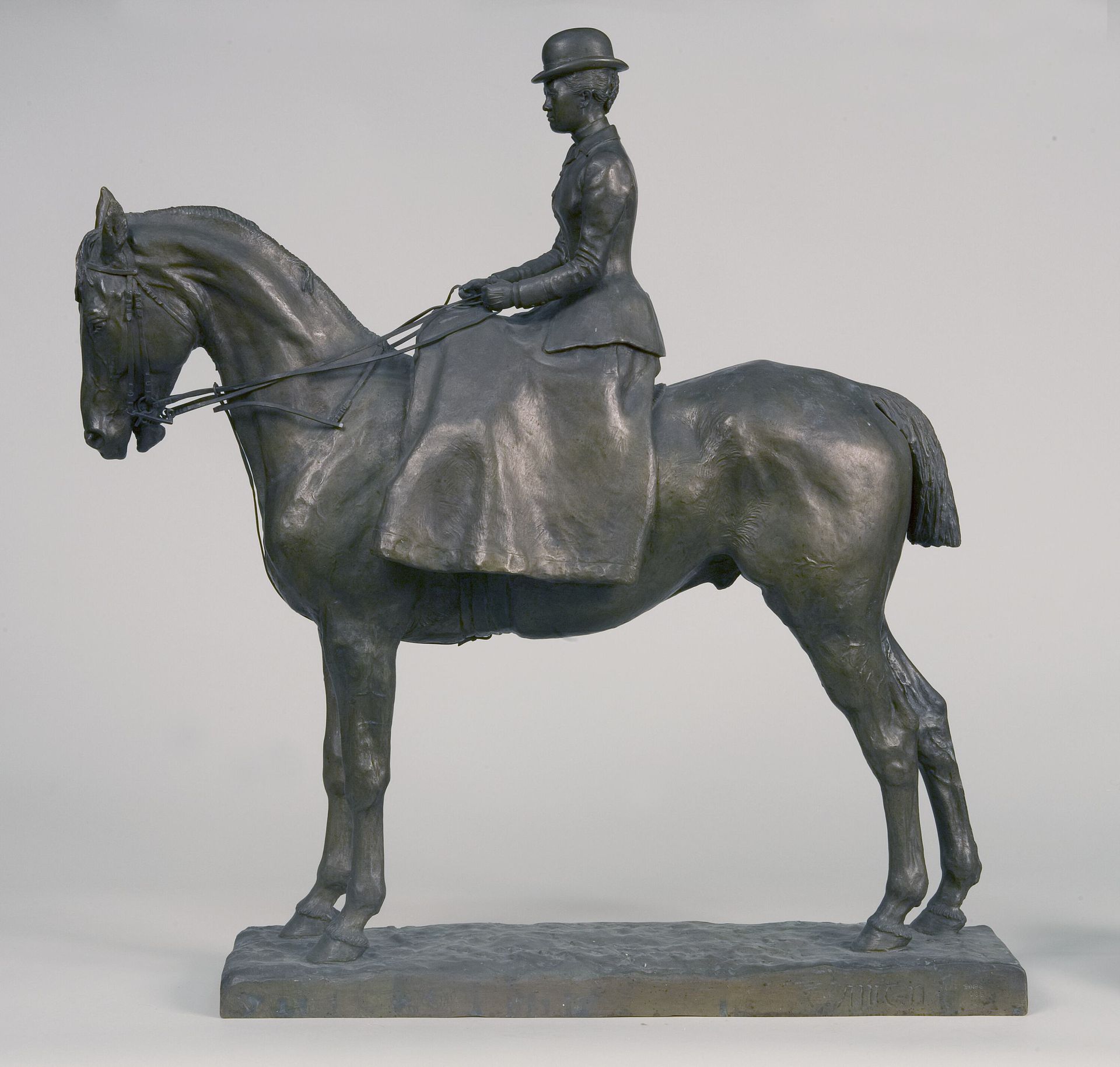 A Lady Mounted on Her Favourite Horse by Anne Marie Carl Nielsen