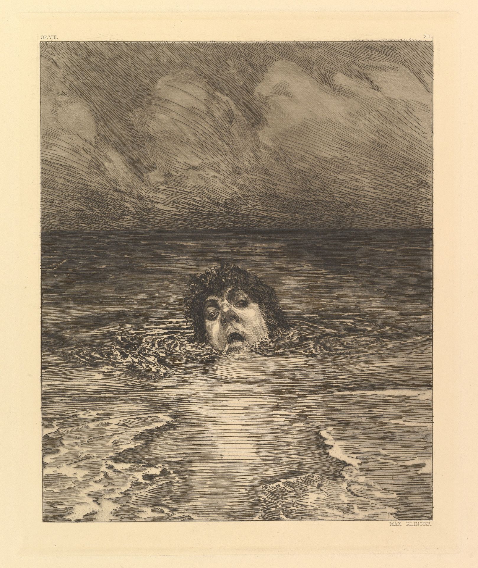 Going Under (from the series A Life) by Max Klinger
