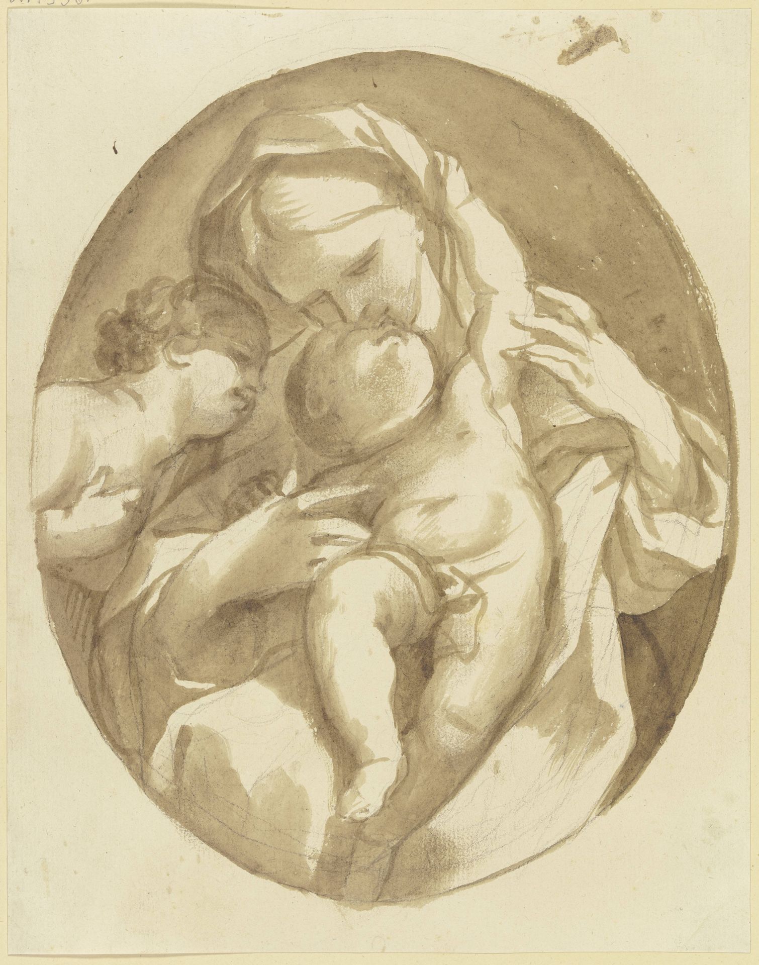 Madonna mit dem Kind und dem Johannesknaben by Adam Friedrich Oeser