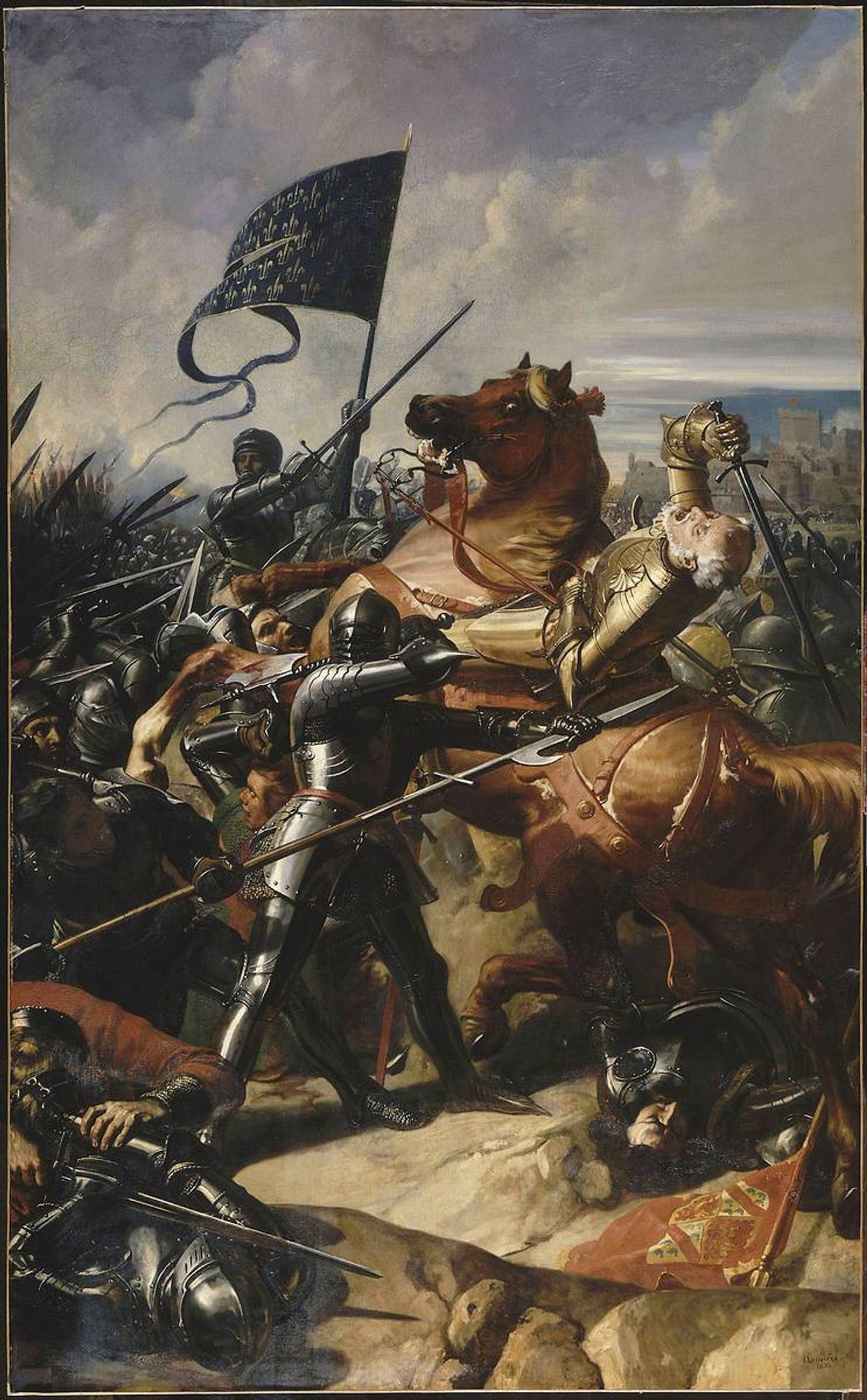 Battle of Castillon by Charles-Philippe Lariviere
