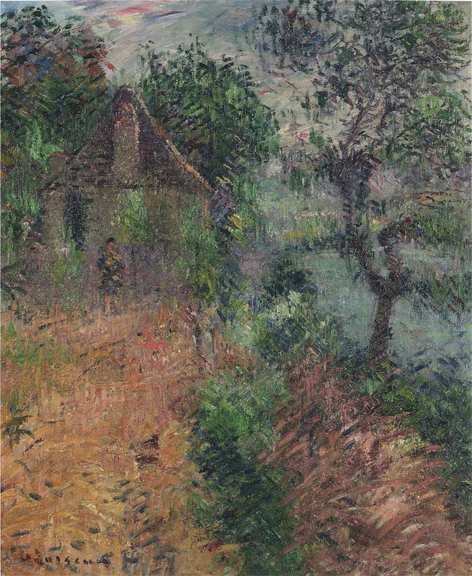 House at Beynac by Gustave Loiseau