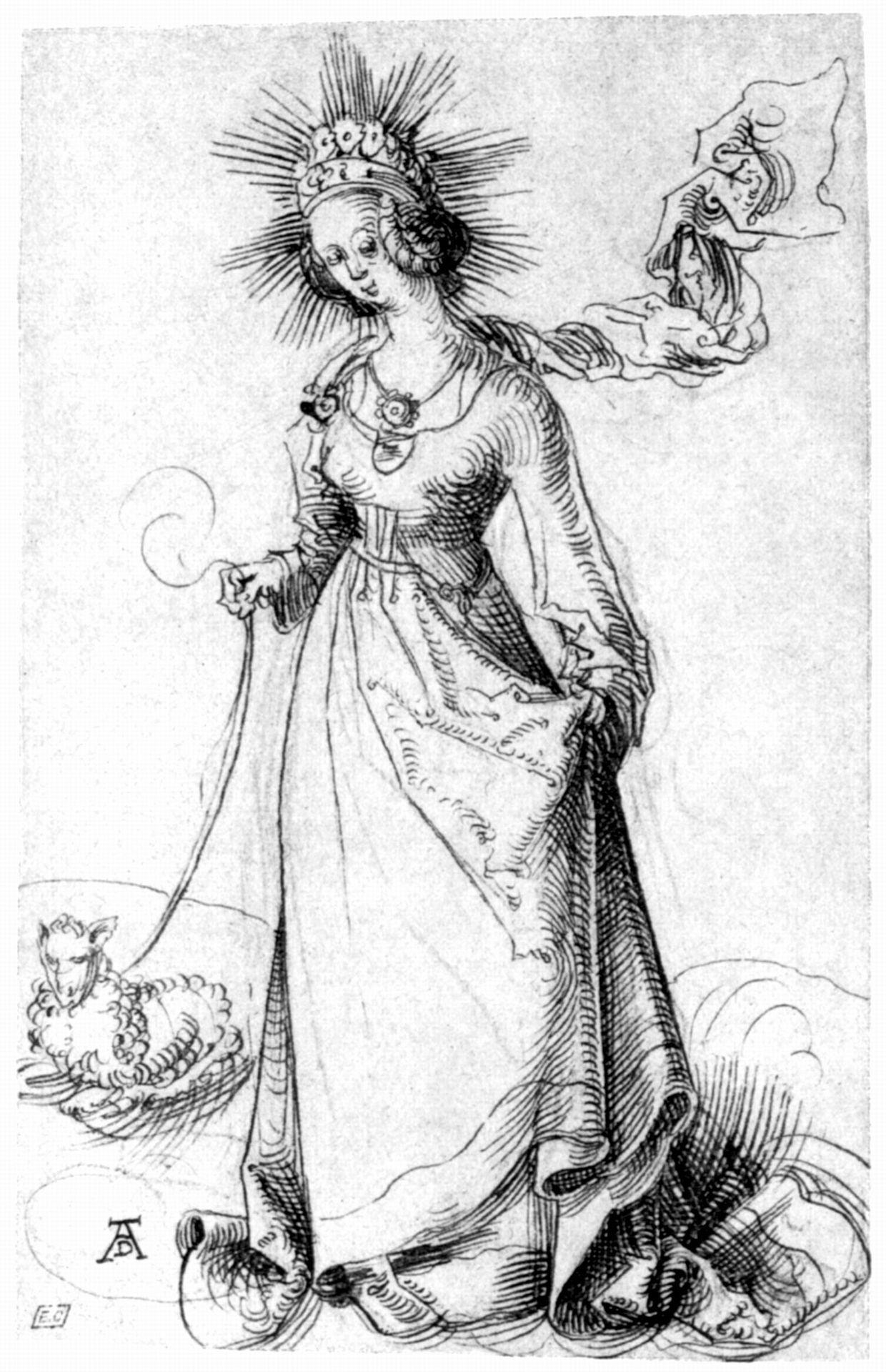St. Agnes by Albrecht Durer
