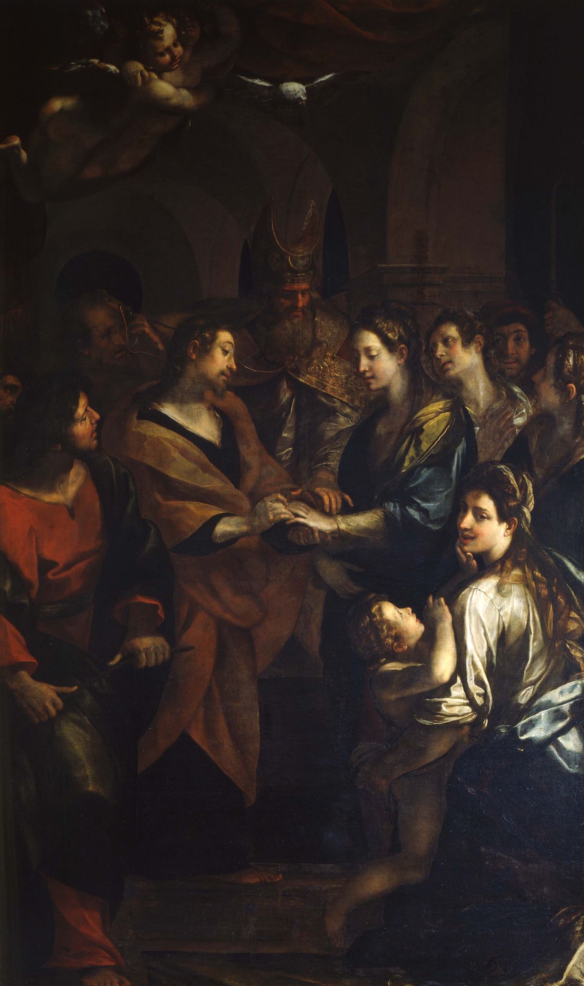 Sposalizio Della Vergine by Giulio Cesare Procaccini