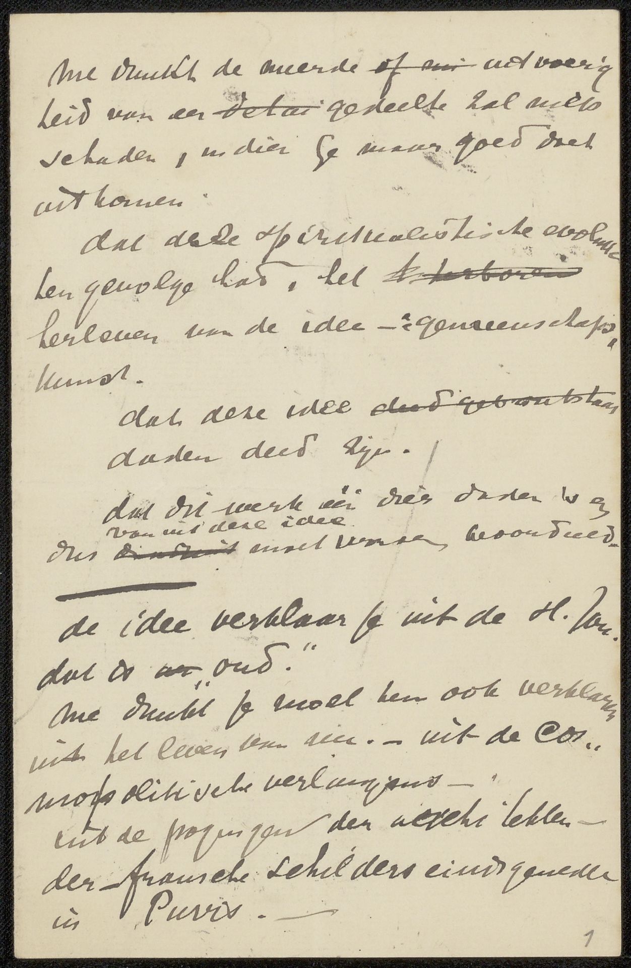 Brieffragmenten en aantekeningen uit archief Jan Veth by Antoon Derkinderen