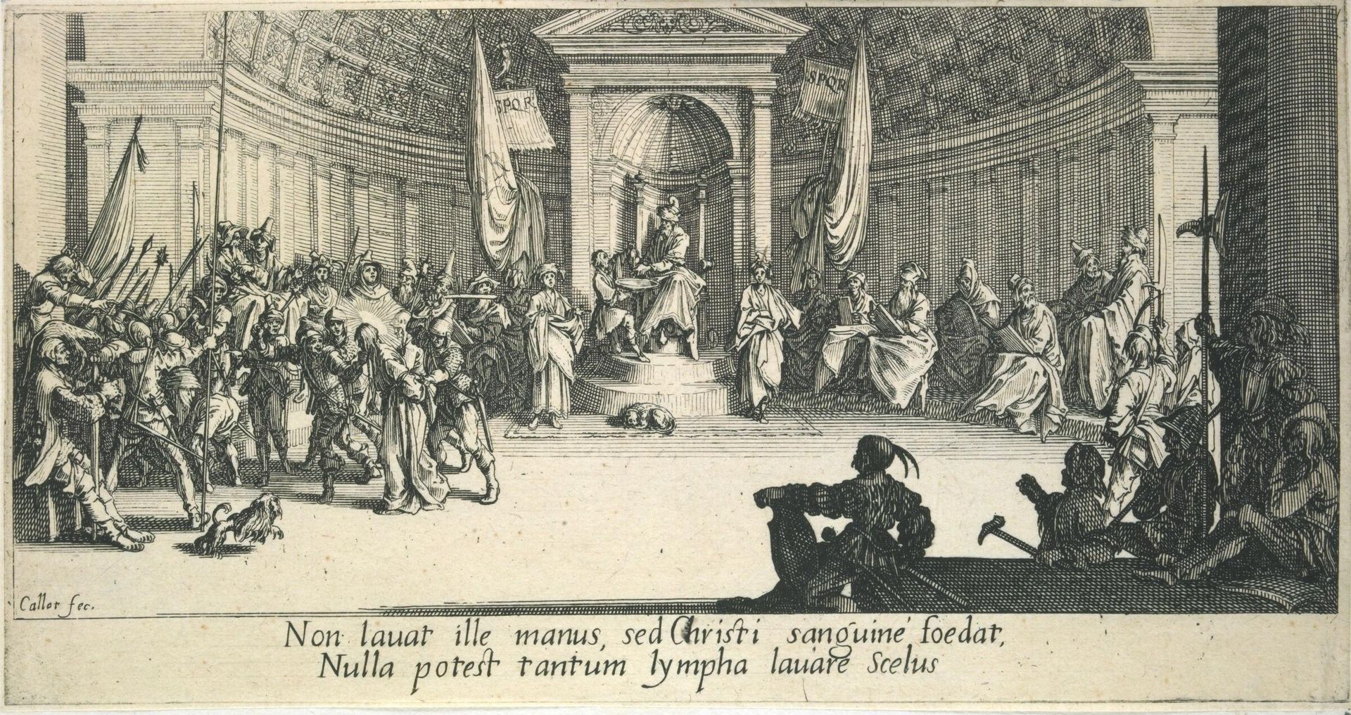 Christ Condemned to Death by Jacques Callot