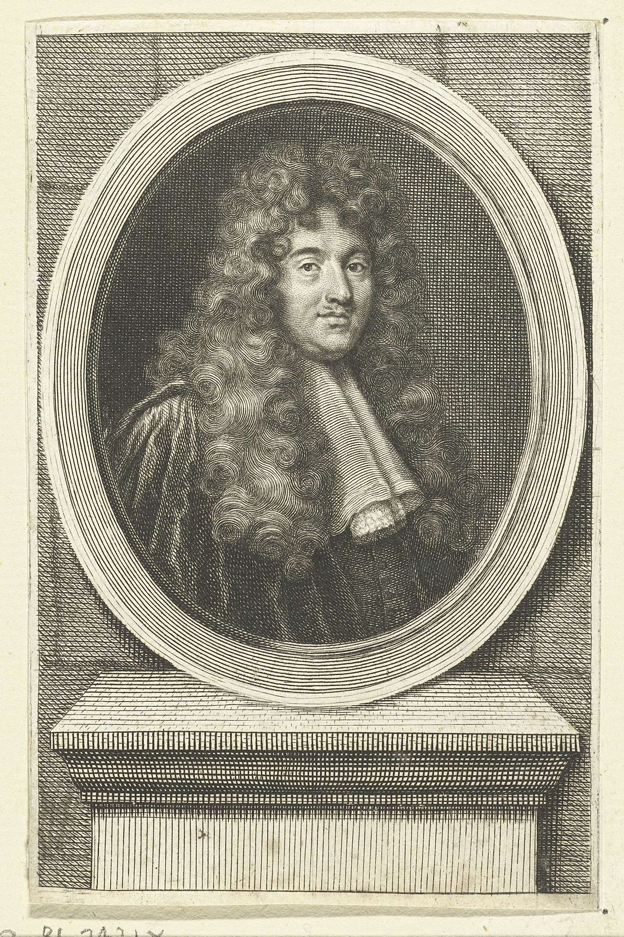Portret van een man by Gérard Edelinck