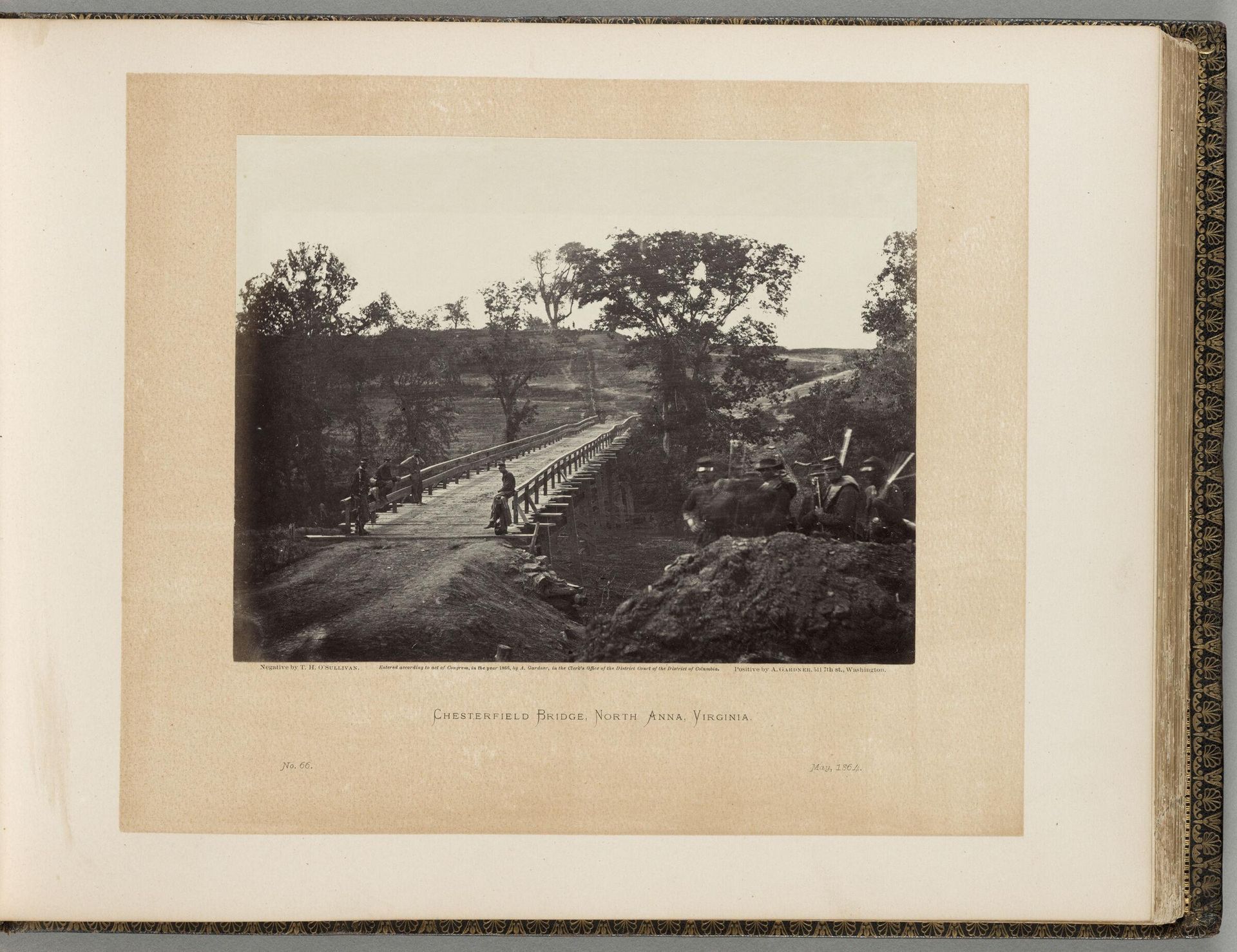 Chesterfield Bridge, North Anna, Virginia by Timothy H. O'Sullivan