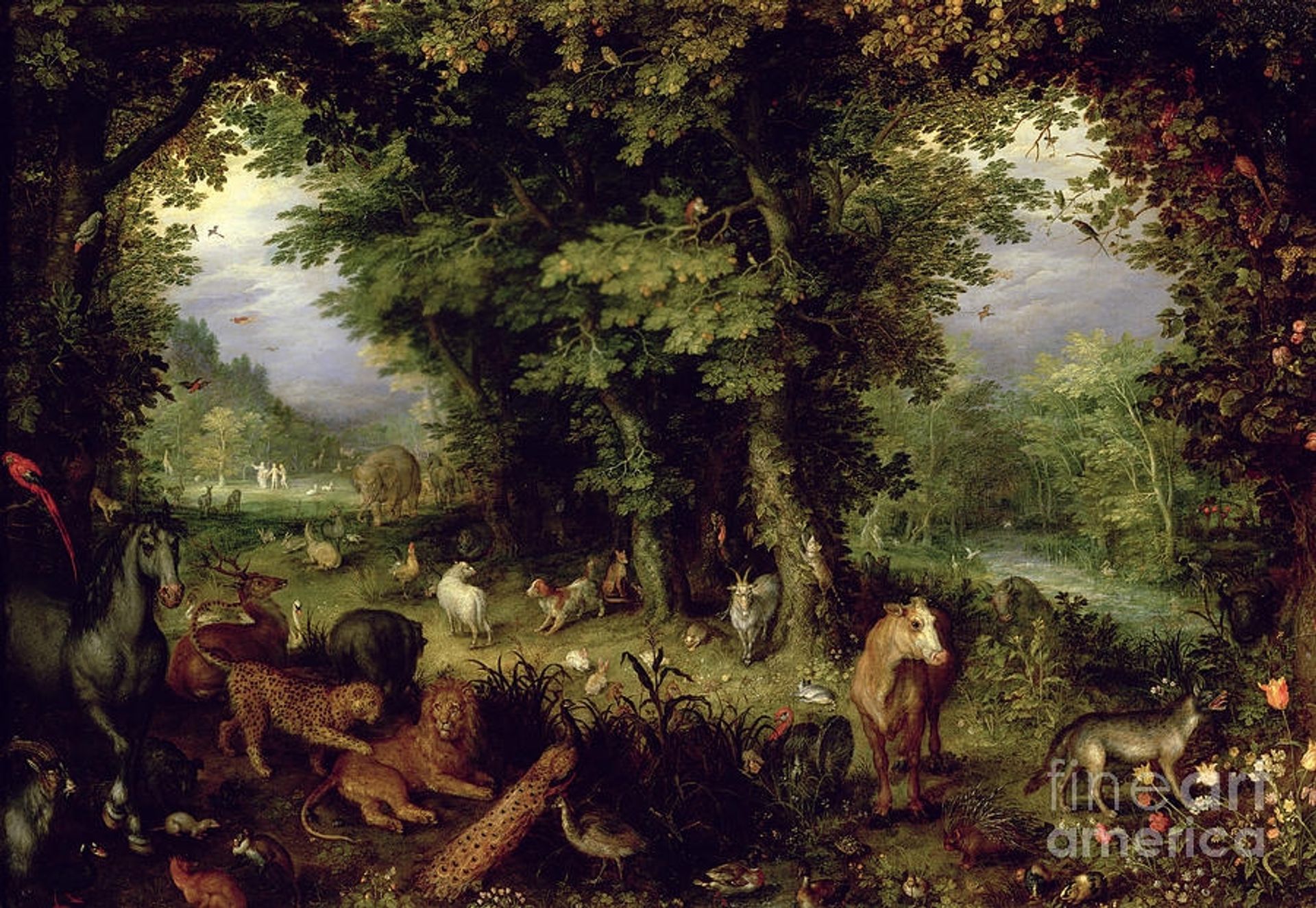 Earth Or the Earthly Paradise by Jan Brueghel the Elder