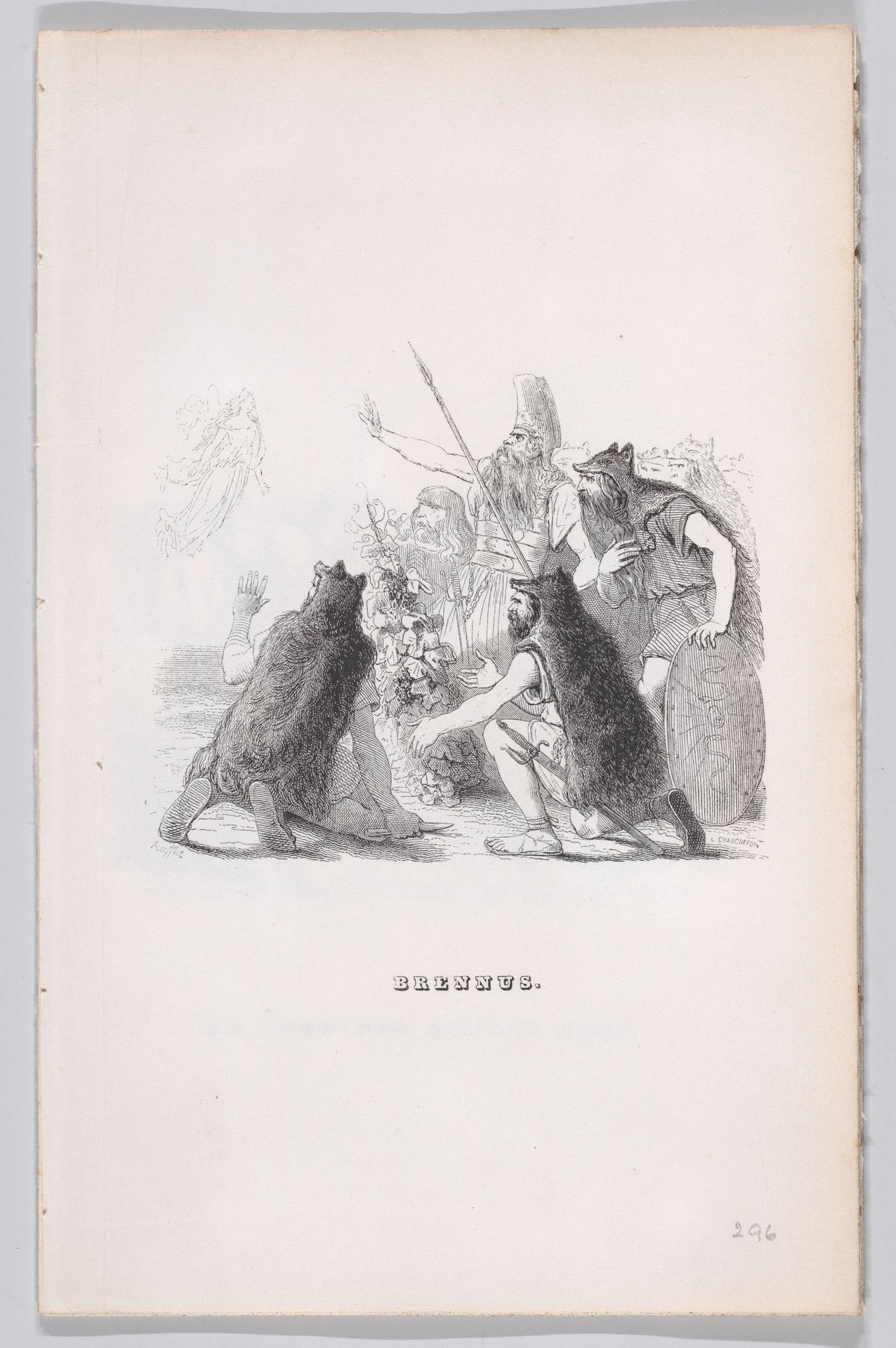 "Brennus" from The Complete Works of Béranger by J. J. Grandville