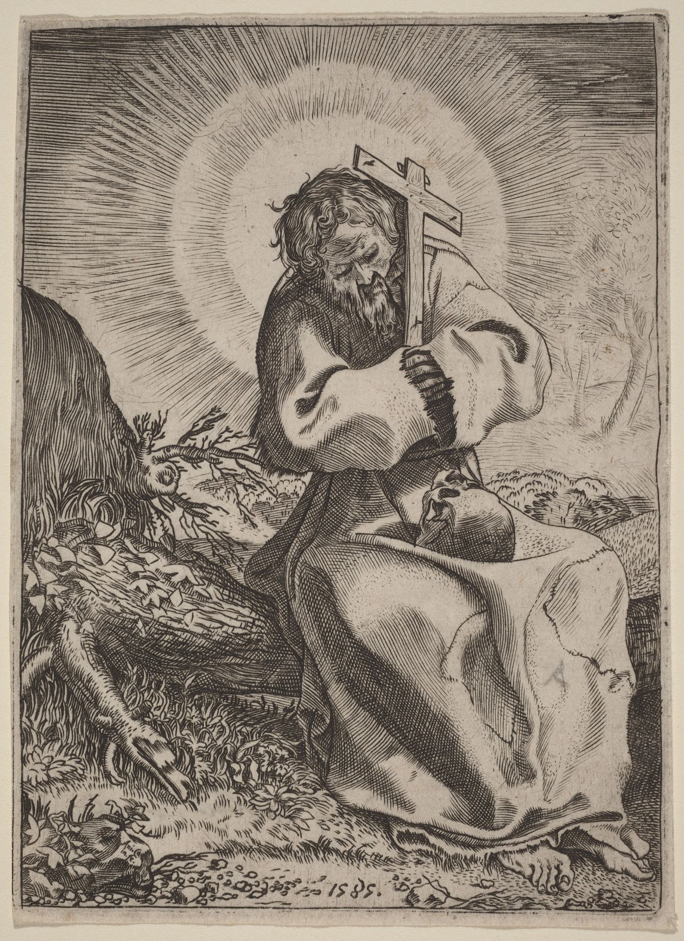 Saint Francis of Assisi by Annibale Carracci