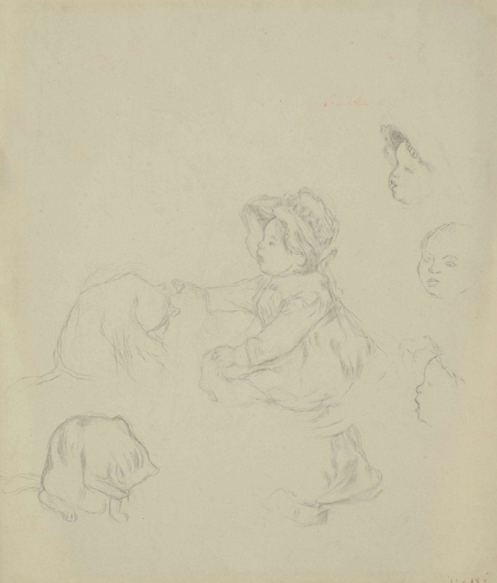Étude d’enfant by Pierre-Auguste Renoir