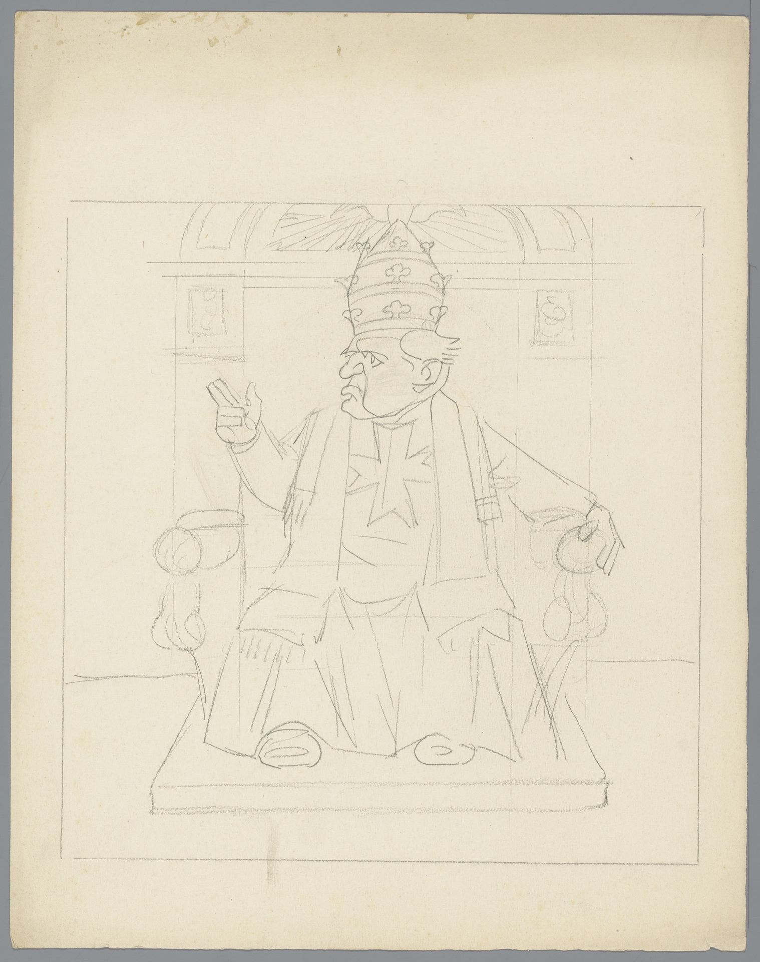 Kuyper als paus by Patricq Kroon