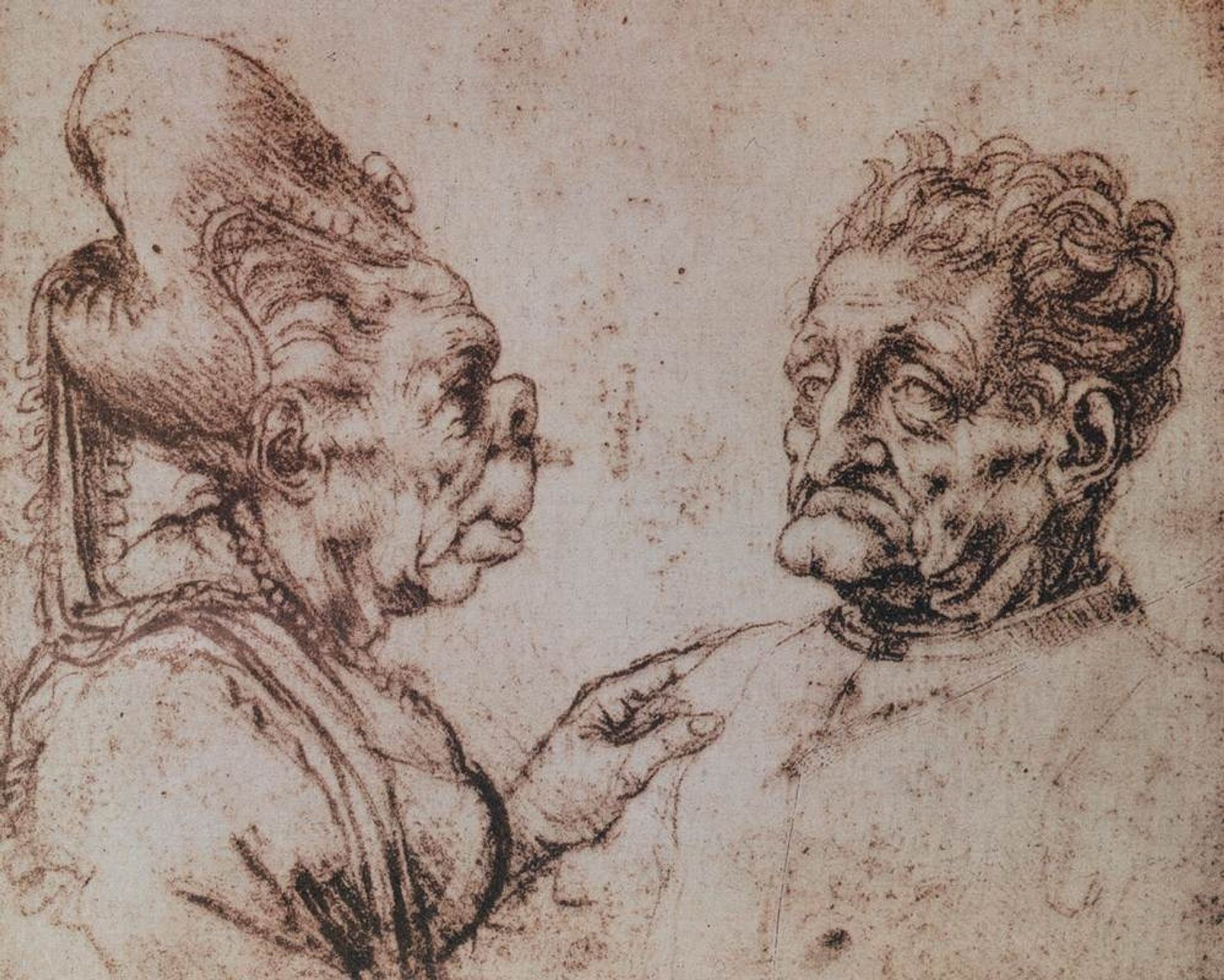 Caricature by Leonardo da Vinci