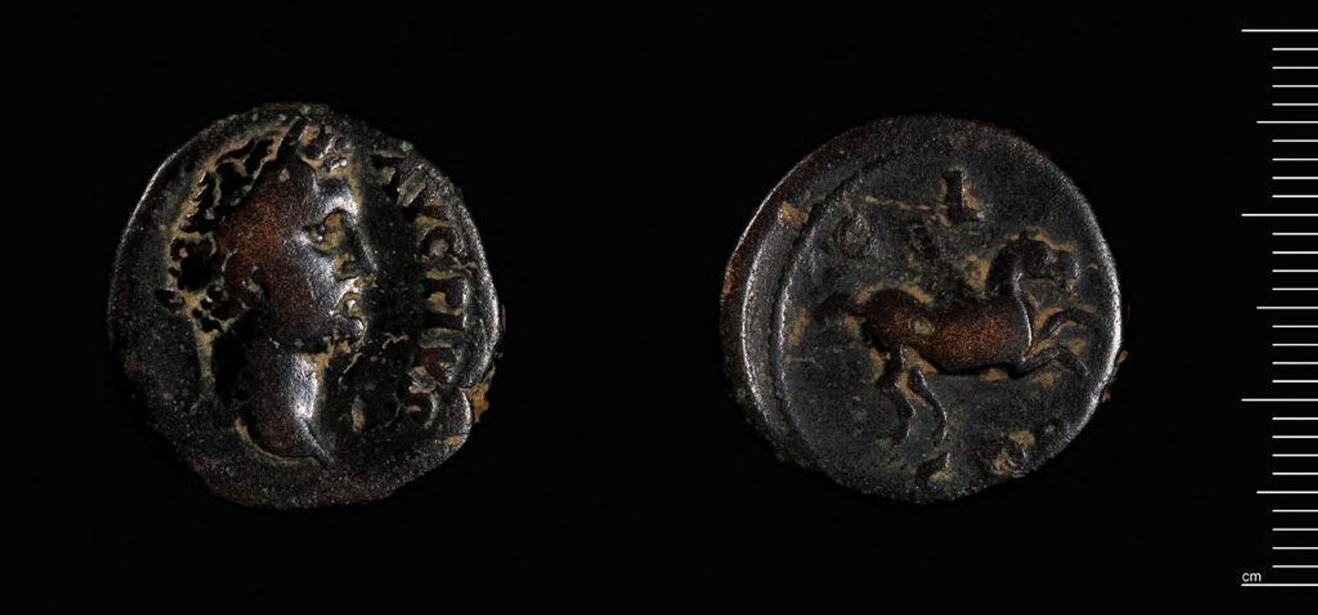 Coin of Corinth under Antoninus Pius by Antoninus Pius